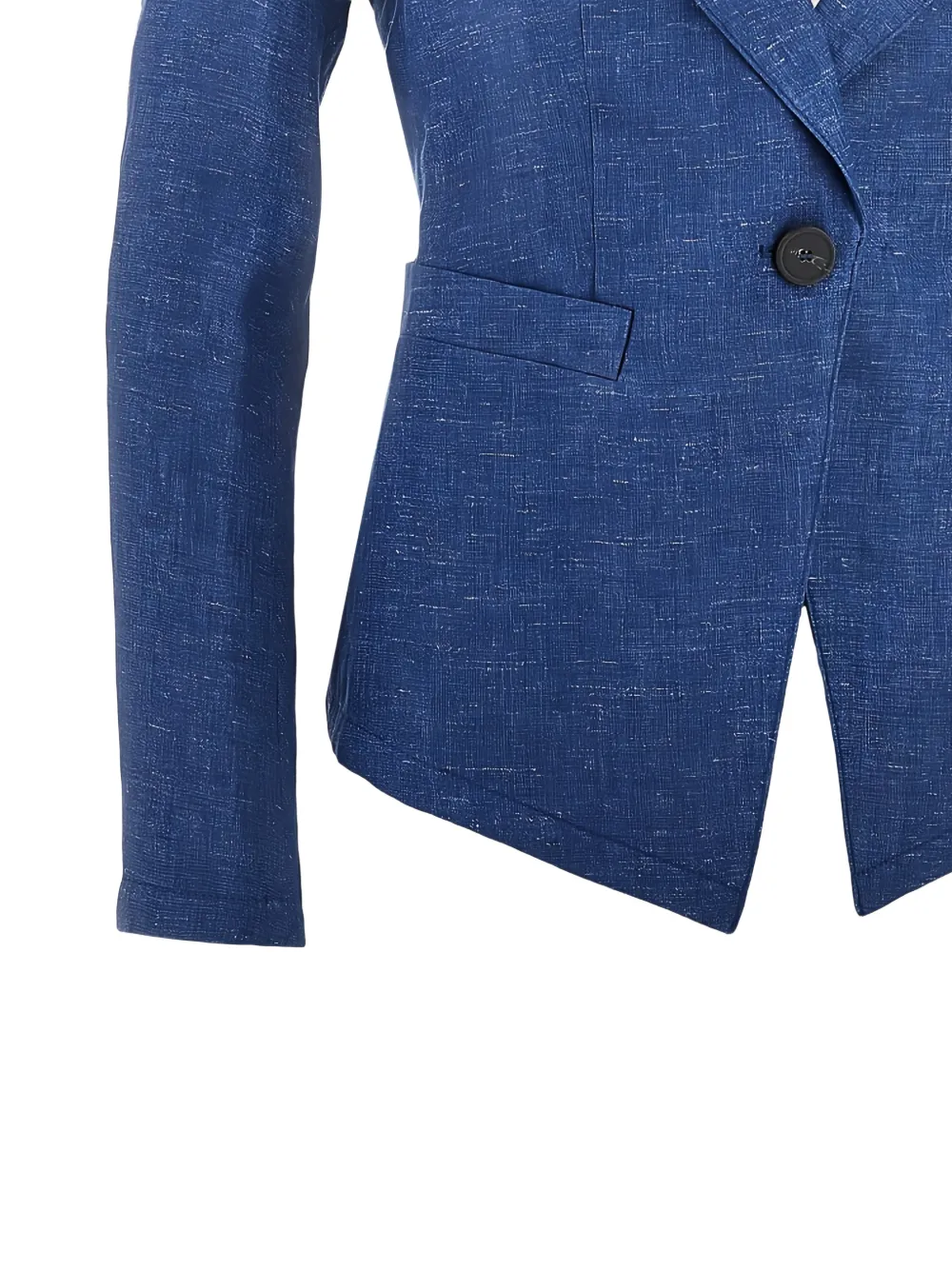 Emporio Armani Blazer met enkele rij knopen Blauw