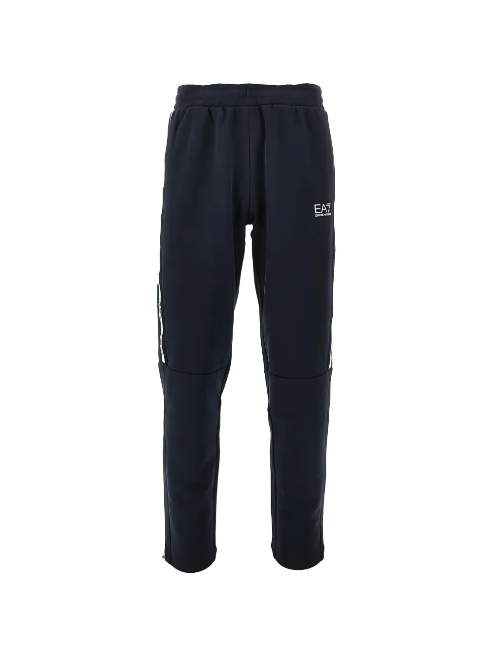 Ea7 Emporio Armani Gestreifte Jogginghose mit Logo-Print - Blau