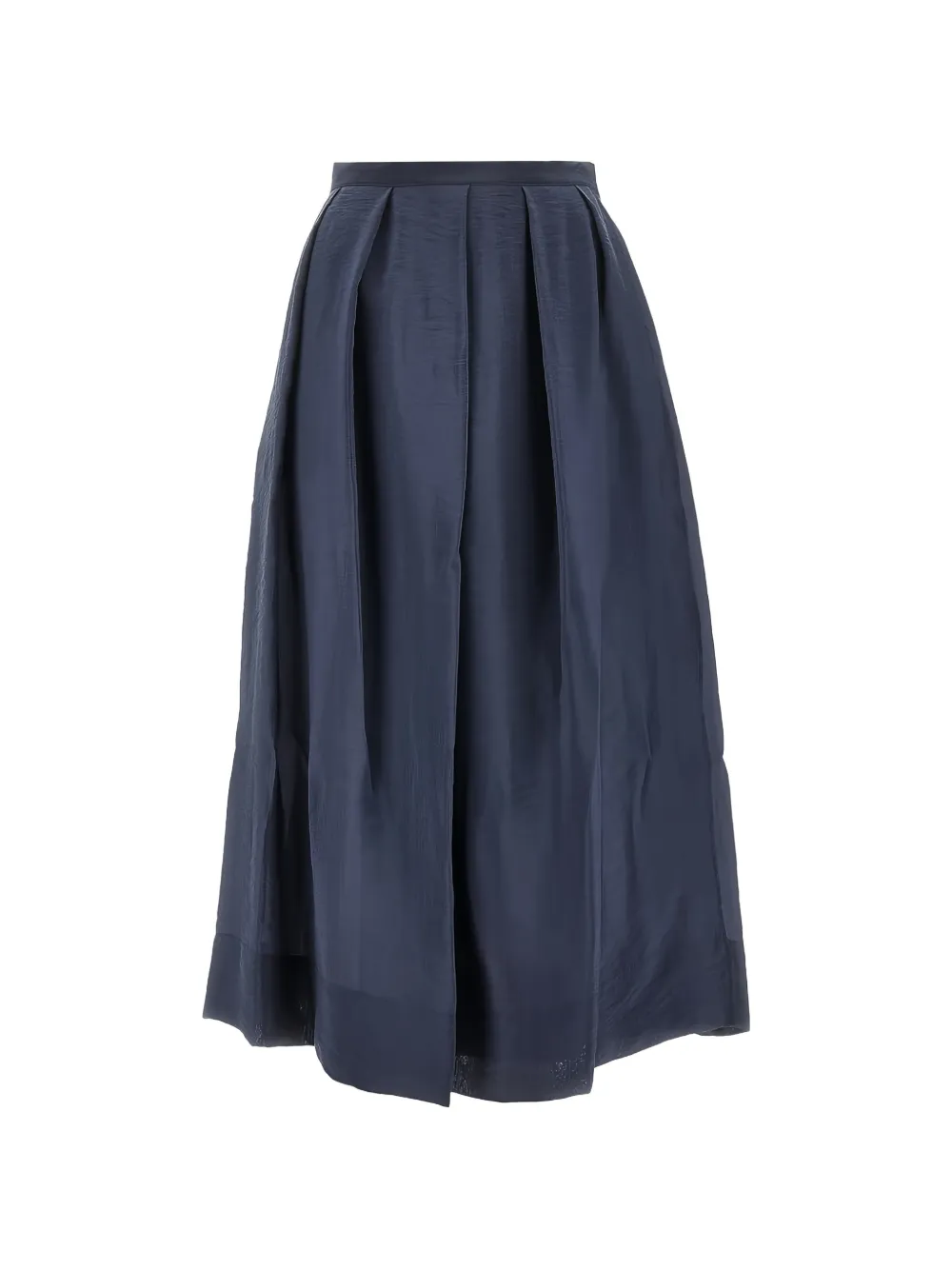 Emporio Armani pleated midi skirt - Blu