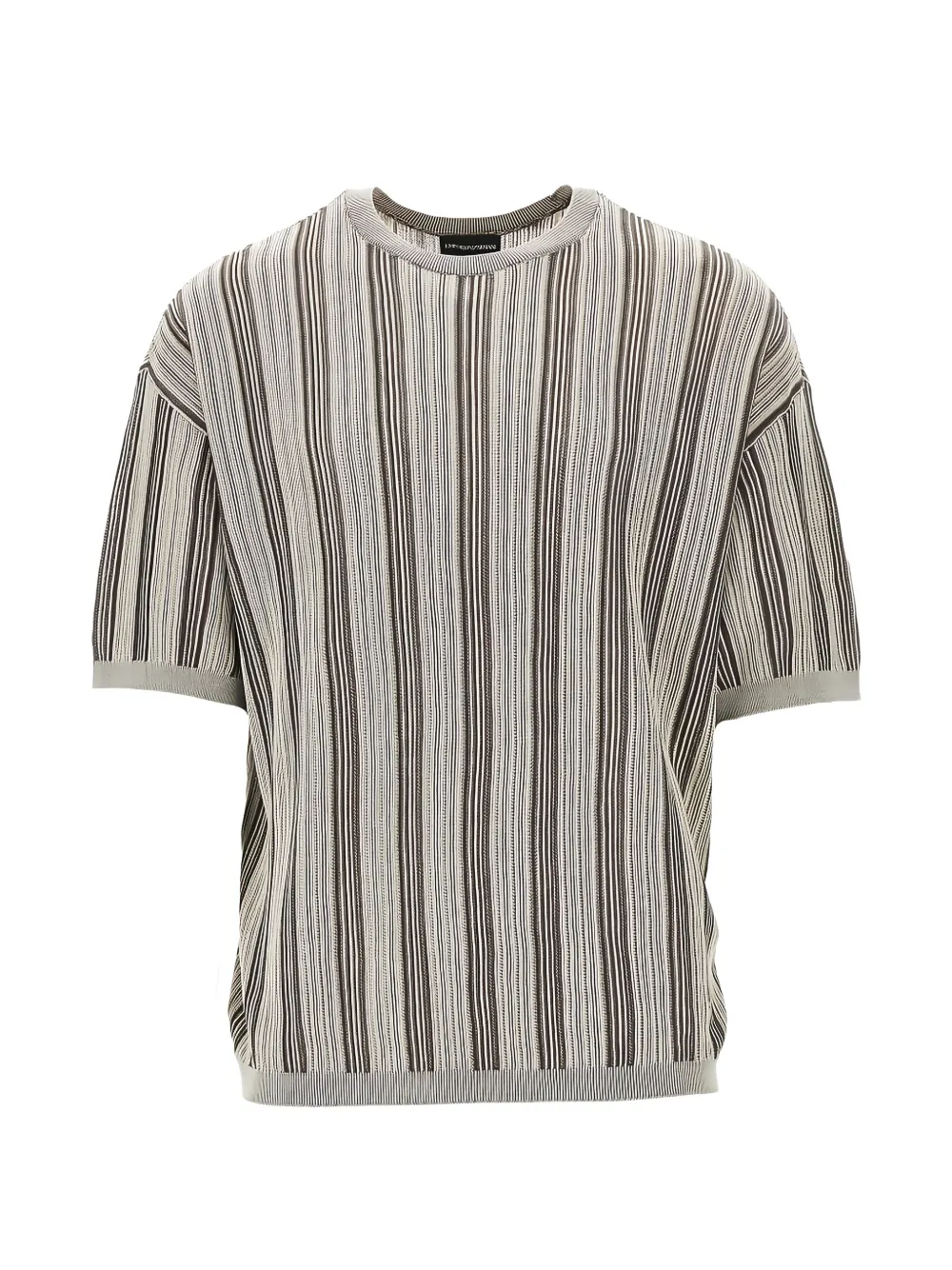 Emporio Armani striped T-shirt - Toni neutri