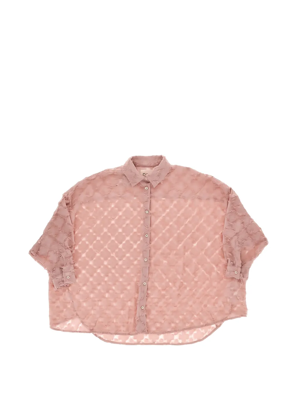 Doudou et Compagnie textured shirt - Rosa