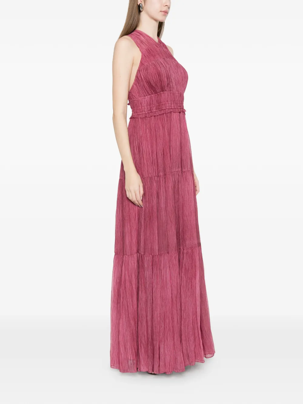  Ulla Johnson Freesia Plissé Gown - Pink 