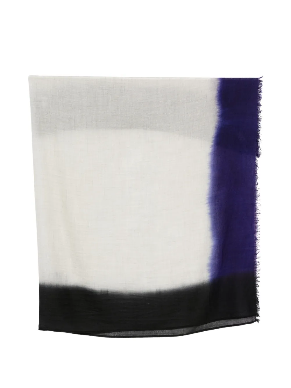 Faliero Sarti Giudy frayed scarf - Bianco