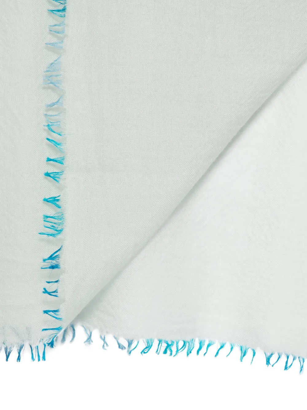 Faliero Sarti Rocky sjaal met franje Blauw