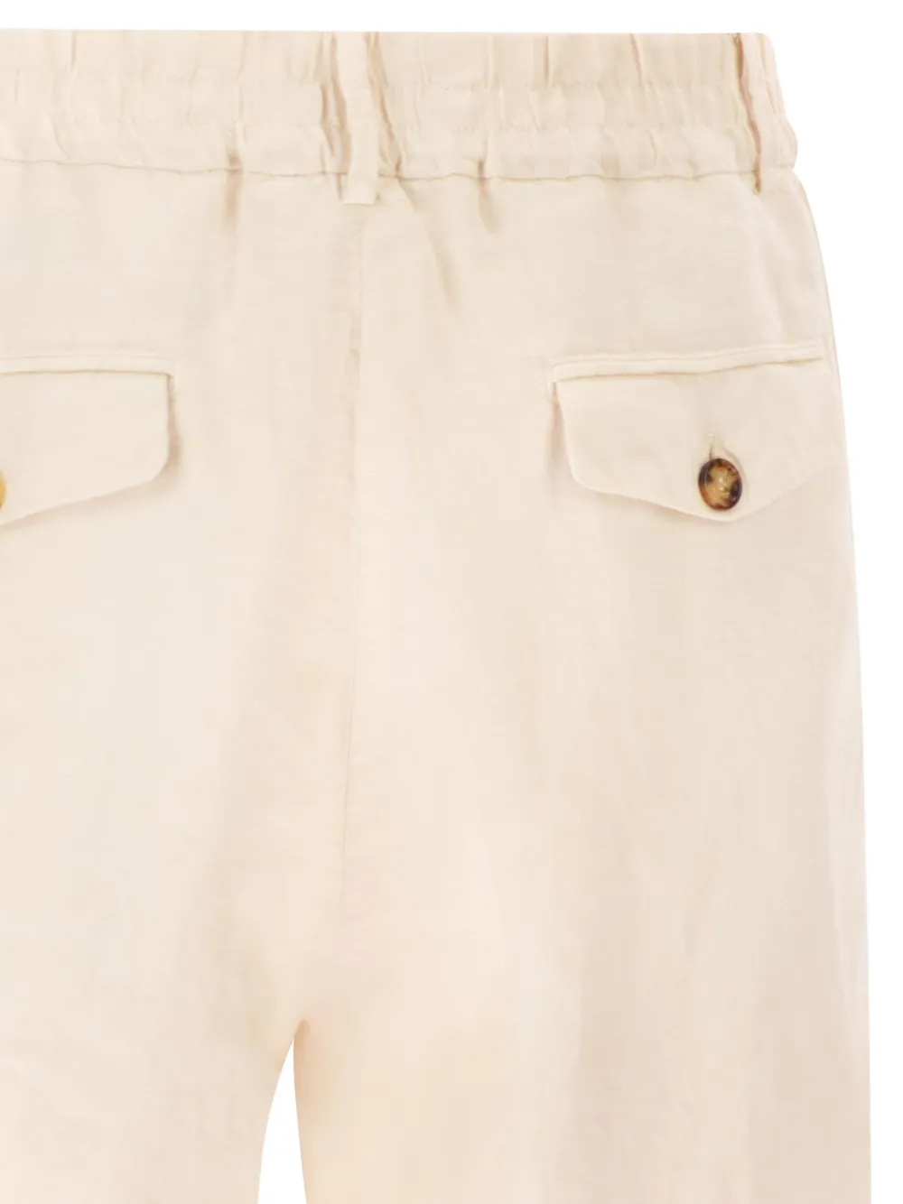 Brunello Cucinelli Shorts met elastische taille Wit