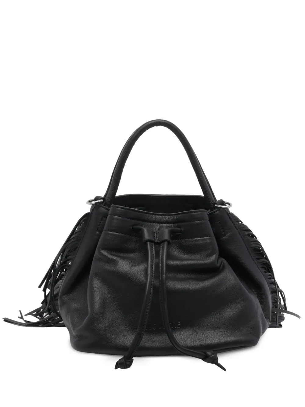 Vic Matie Travel tassel drawstring bucket bag - Schwarz