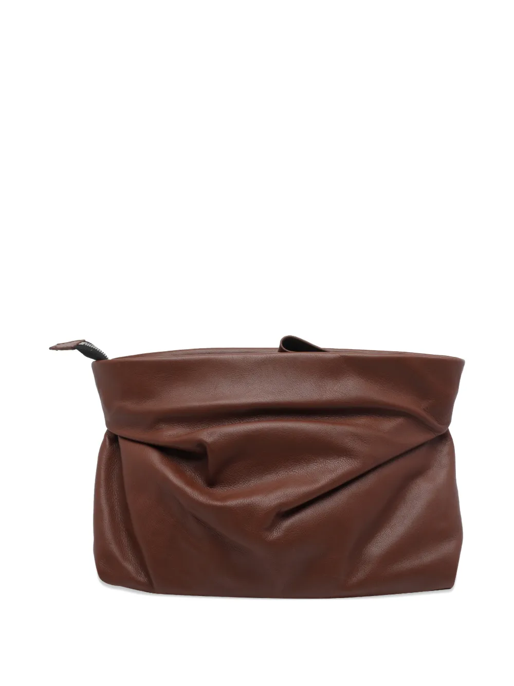 Travel Zip Leather Shoulder Bag