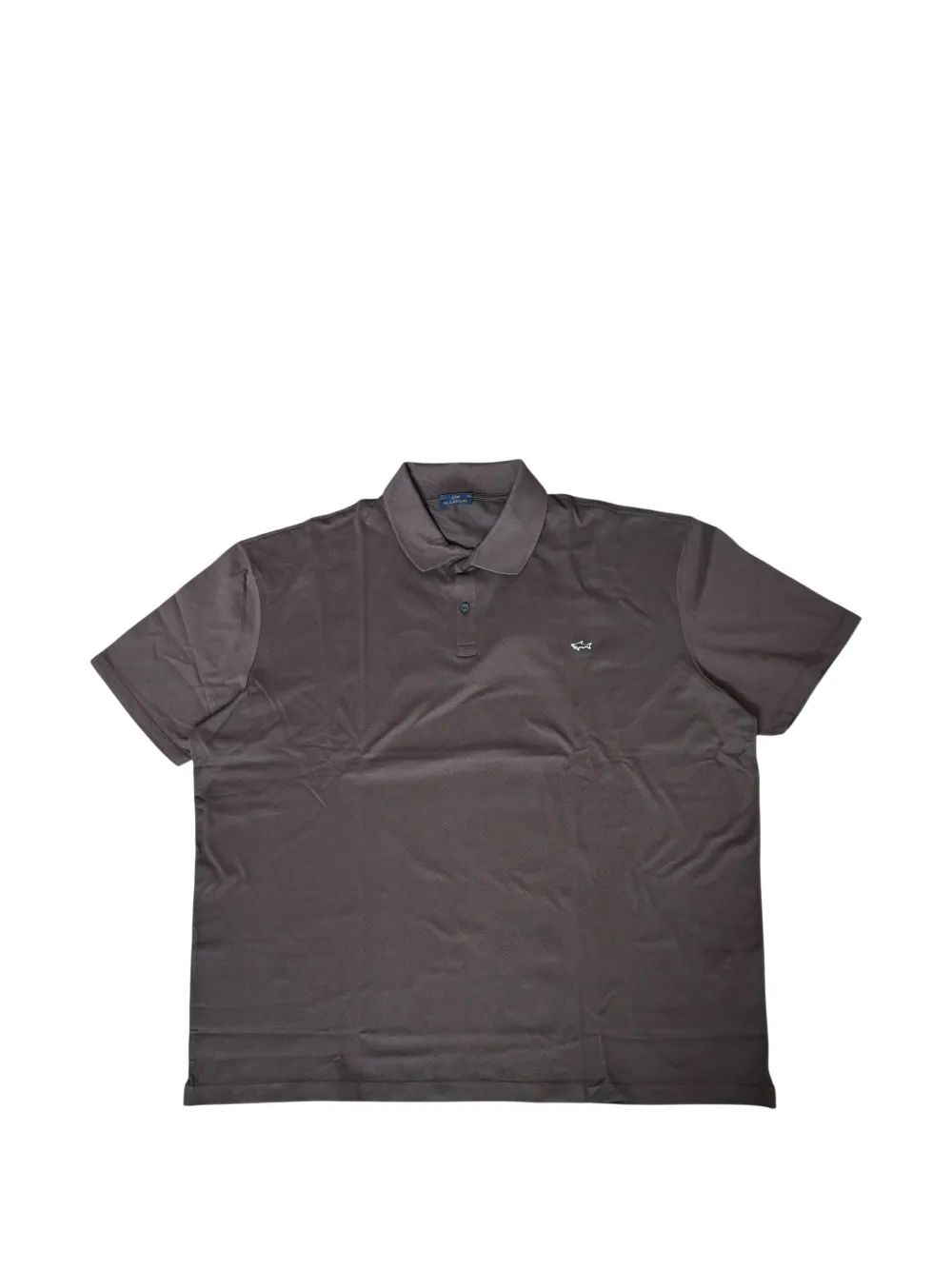 Paul & Shark logo-detail cotton polo shirt - Grigio