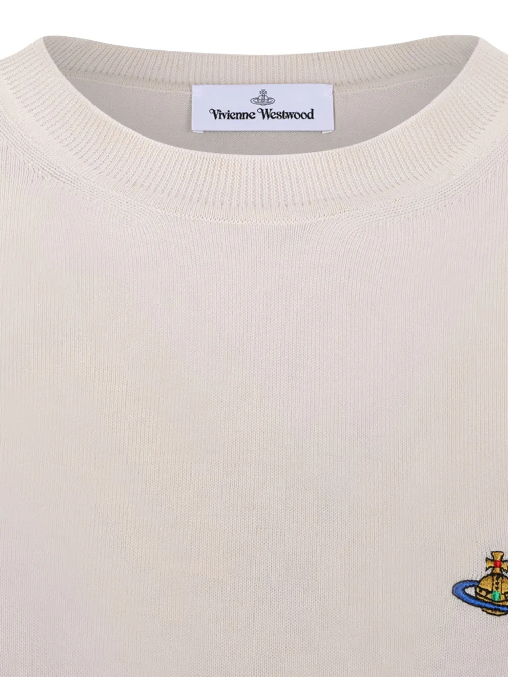 Vivienne Westwood T-shirt met borduurwerk Beige