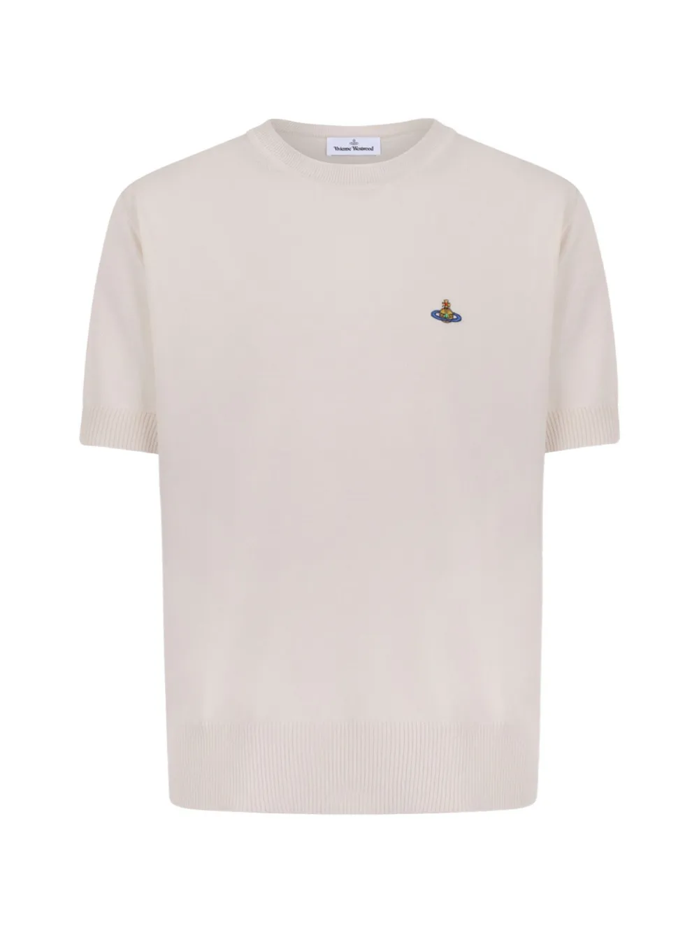 Vivienne Westwood embroidered T-shirt - Toni neutri