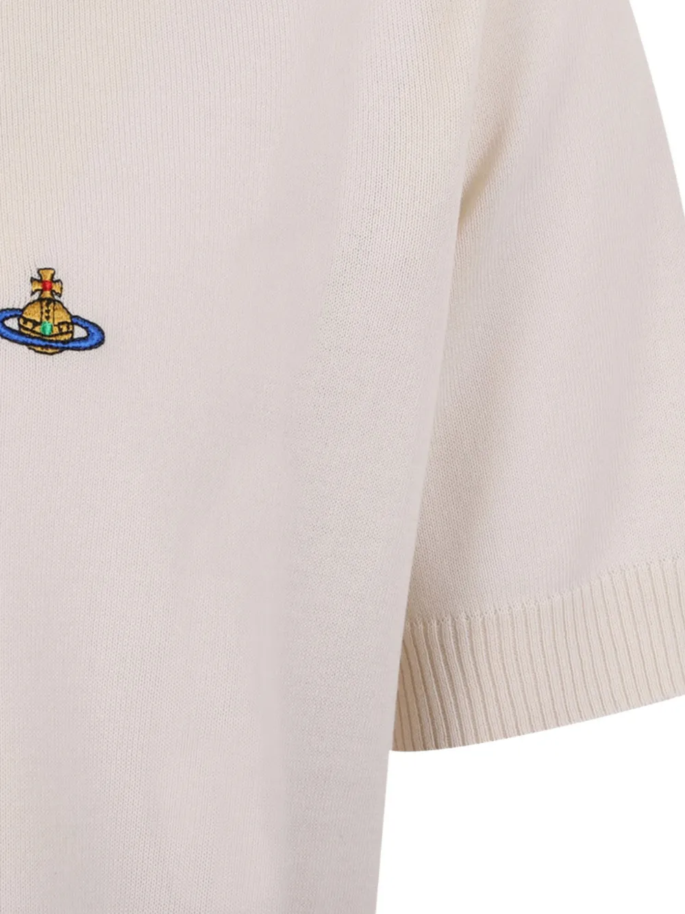 Vivienne Westwood T-shirt met borduurwerk Beige