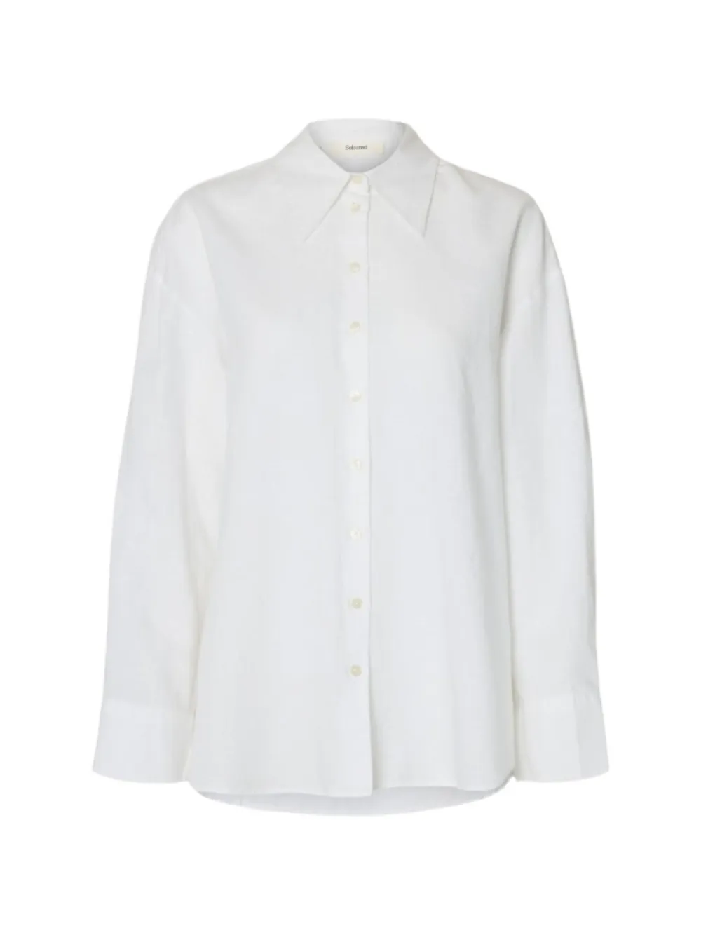SELECTED buttoned shirt - Bianco