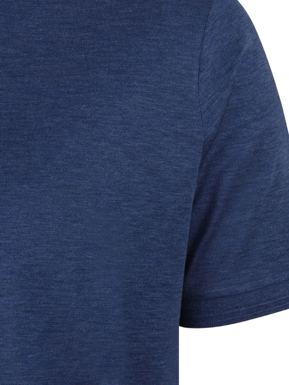 Paul & Shark Zijden T-shirt met ronde hals Blauw