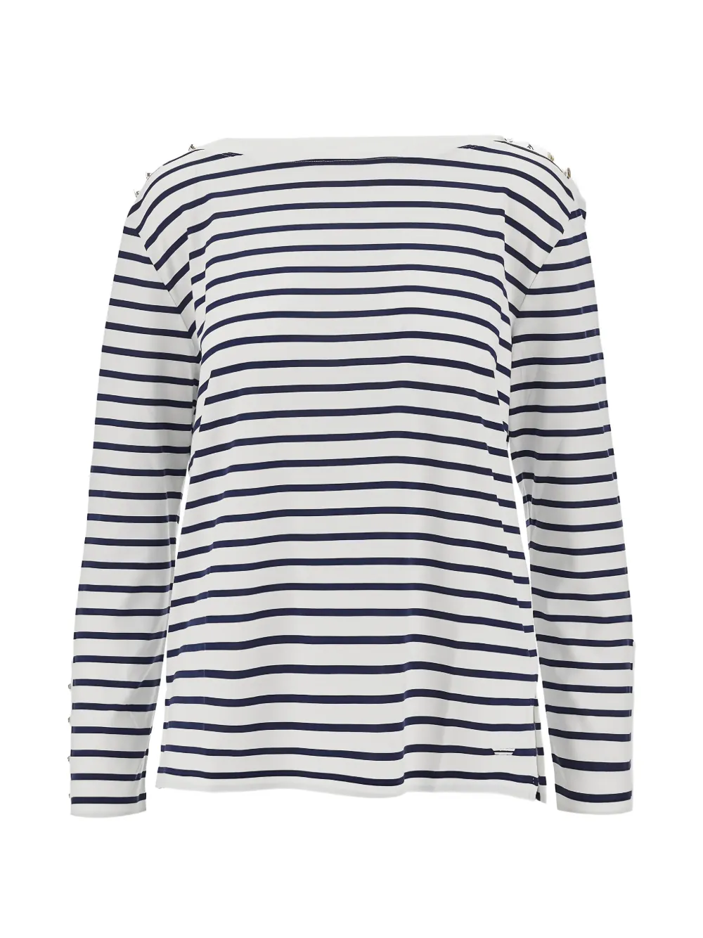 Emporio Armani striped T-shirt - Bianco