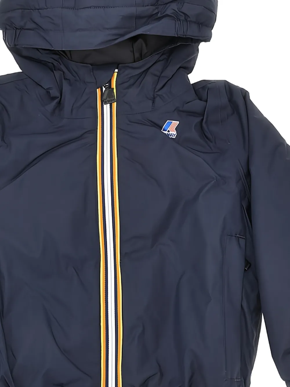  K-way Hooded Zipped Jacket - Blue 