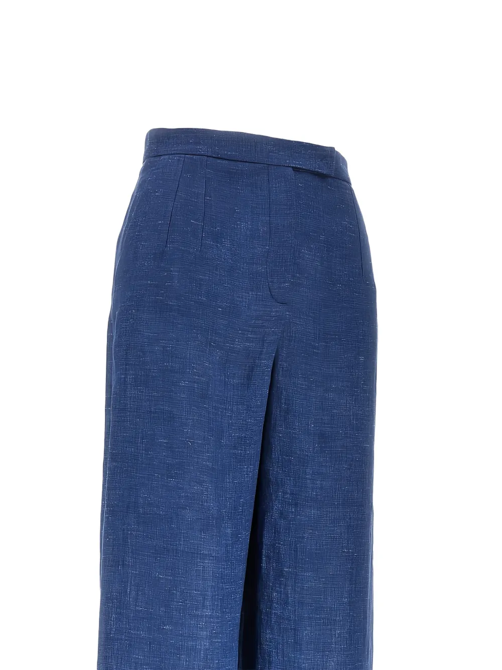 Emporio Armani Linnen broek Blauw