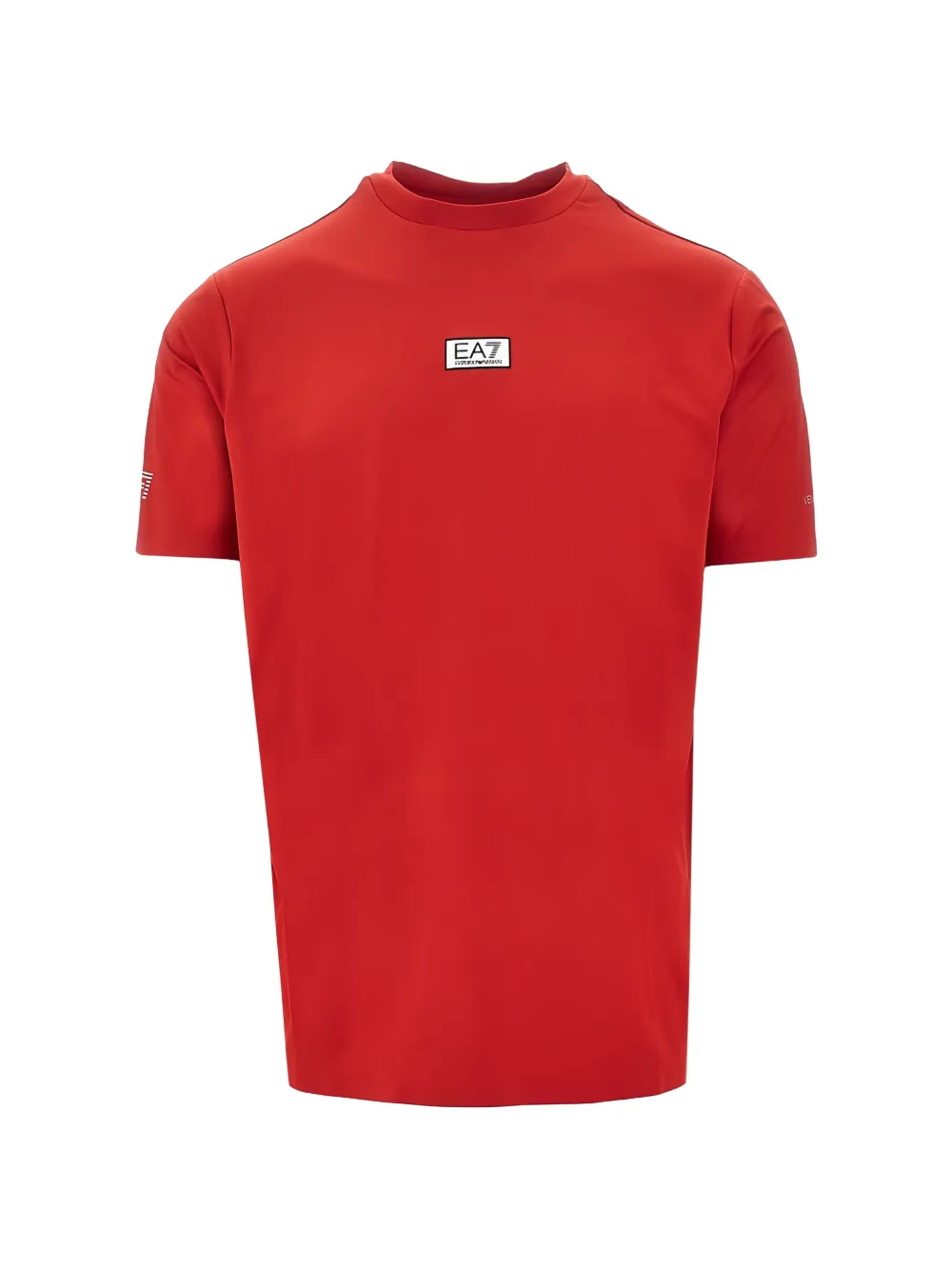 Ea7 Emporio Armani logo-detail T-shirt - Rot