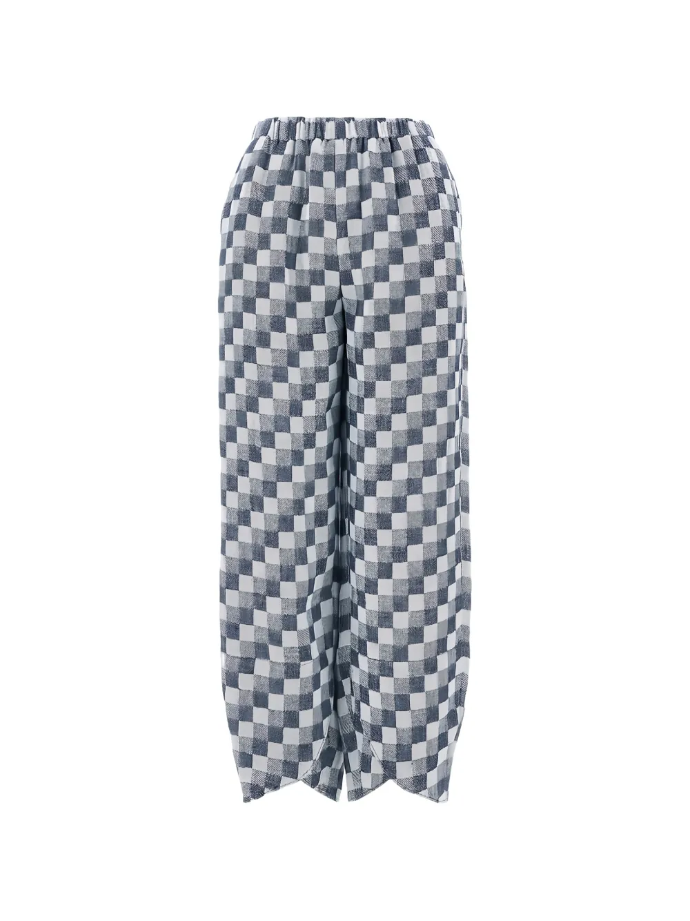 Emporio Armani jacquard trousers - Blu