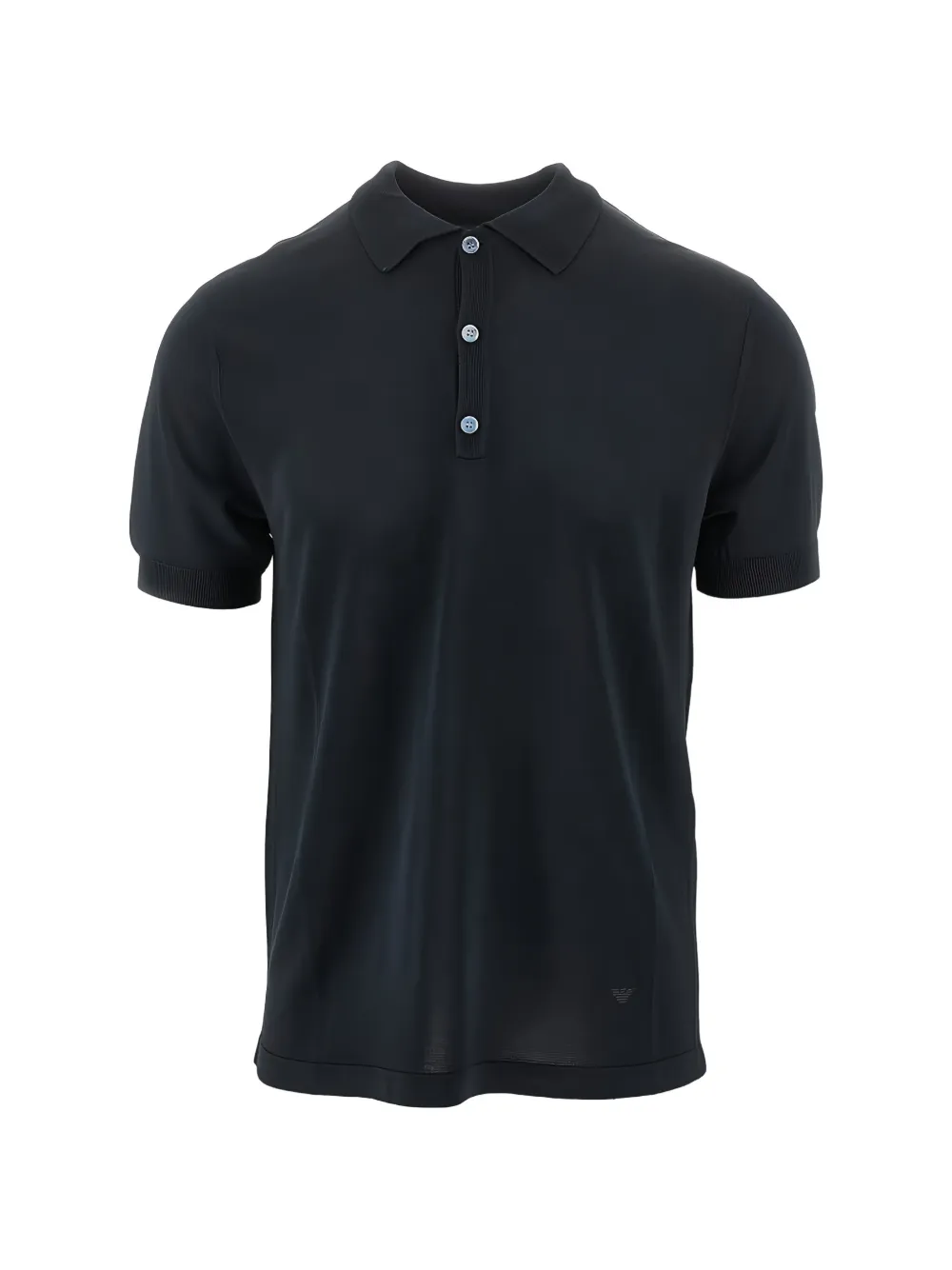 Emporio Armani buttoned polo shirt - Blu