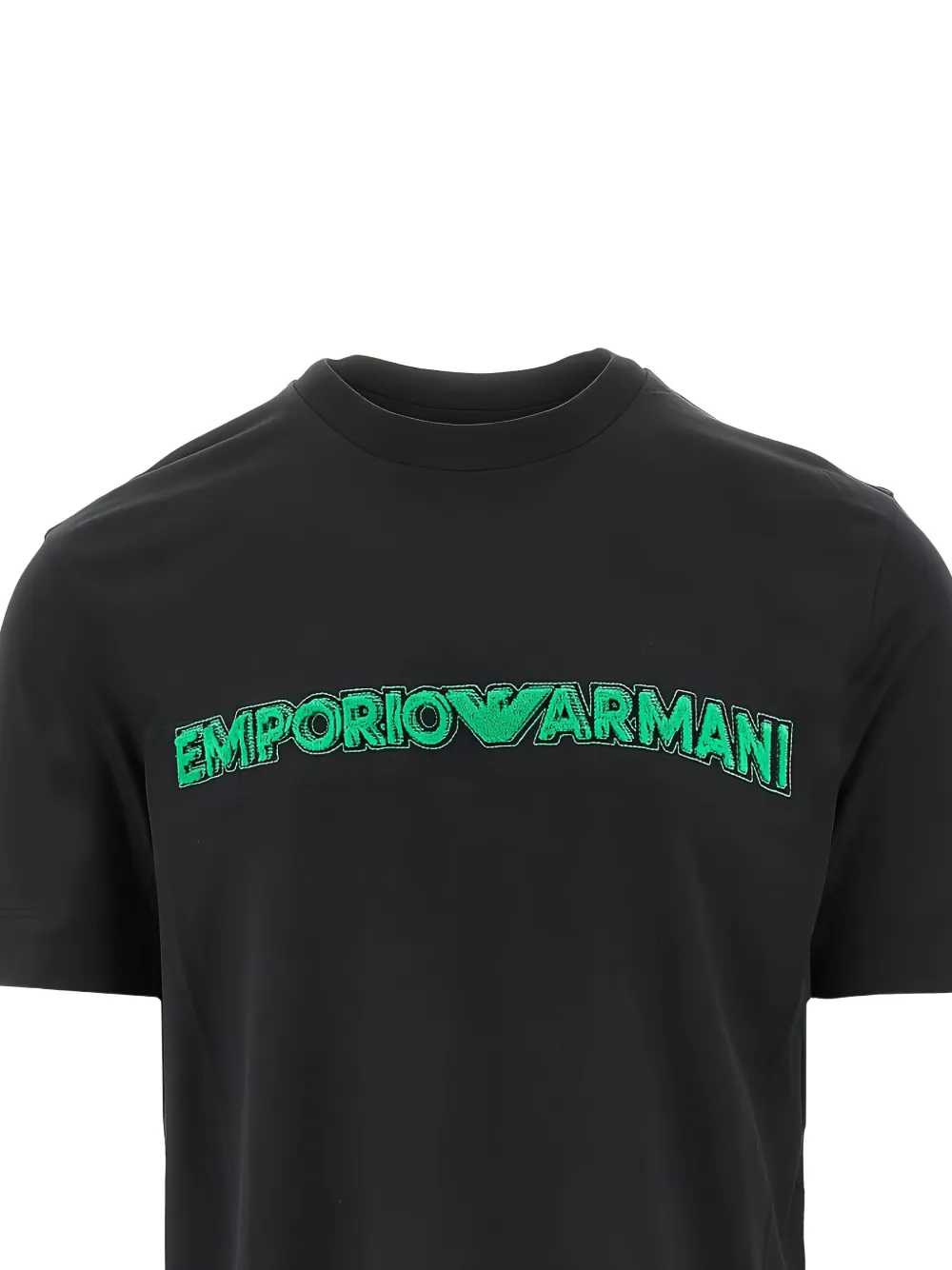 Emporio Armani T-shirt met logo Zwart