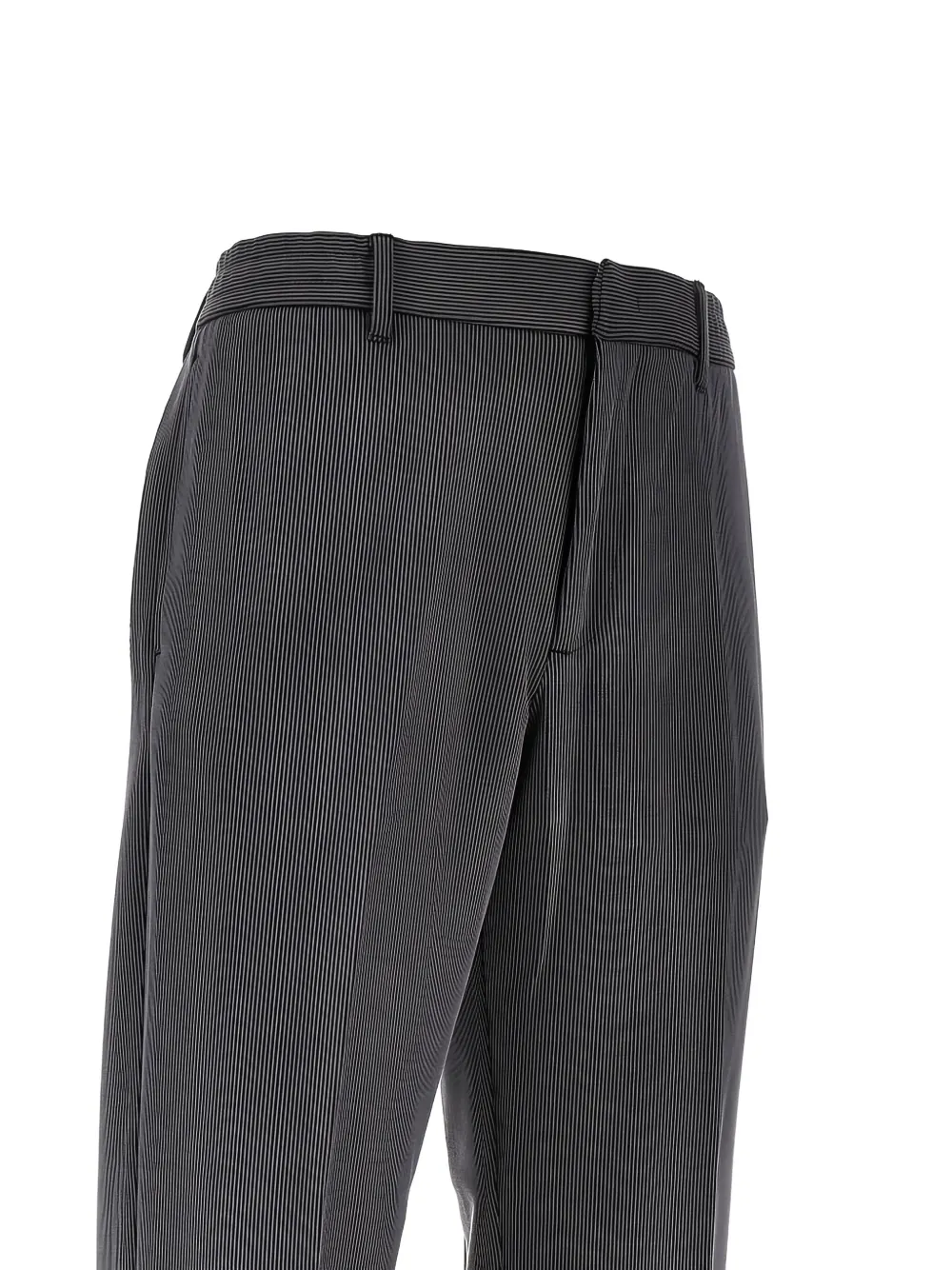 Emporio Armani Striped Trousers | Grey | FARFETCH
