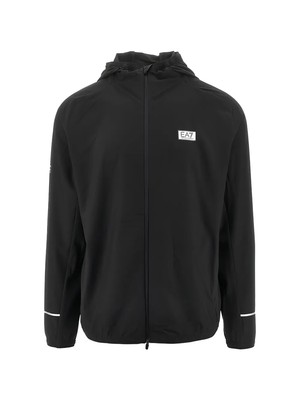 Ea7 Emporio Armani zip-up hoodie - Nero