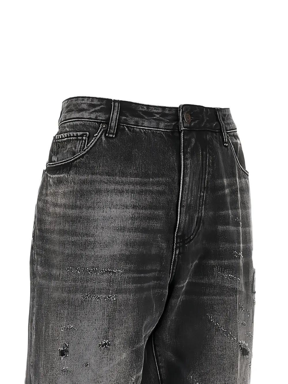 Emporio Armani J22 Ripped Jeans | Grey | FARFETCH