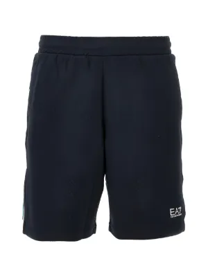 Emporio Armani ロゴパッチ ショートパンツ | ブルー | FARFETCH JP