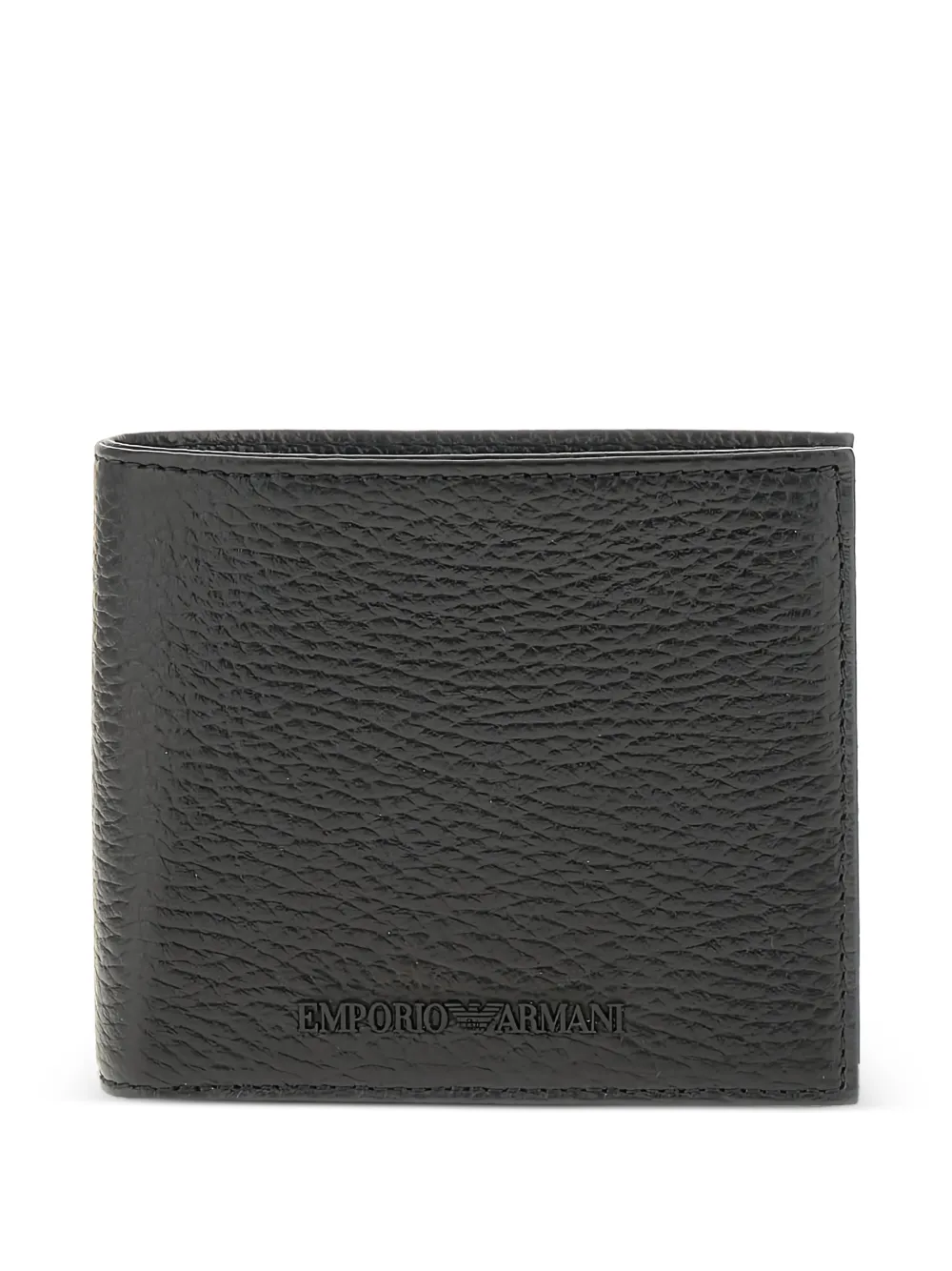 Emporio Armani logo-plaque wallet - Nero