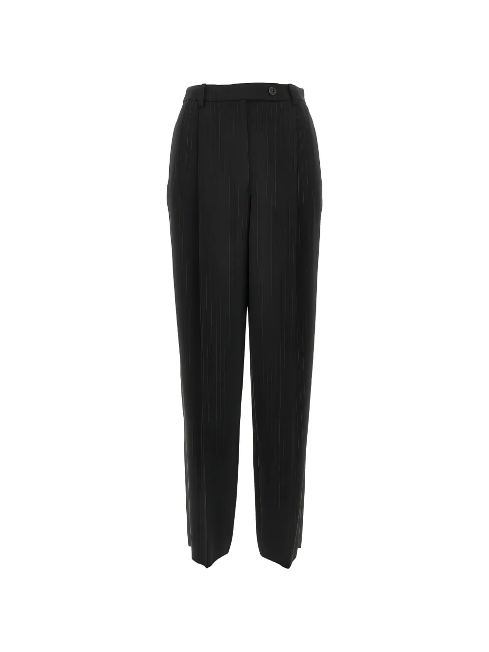 Emporio Armani pinstripe trousers - Nero