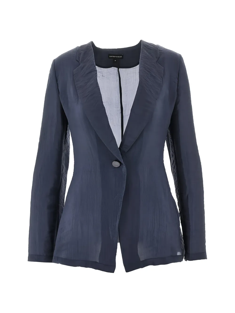 Emporio Armani single-breasted blazer - Blu