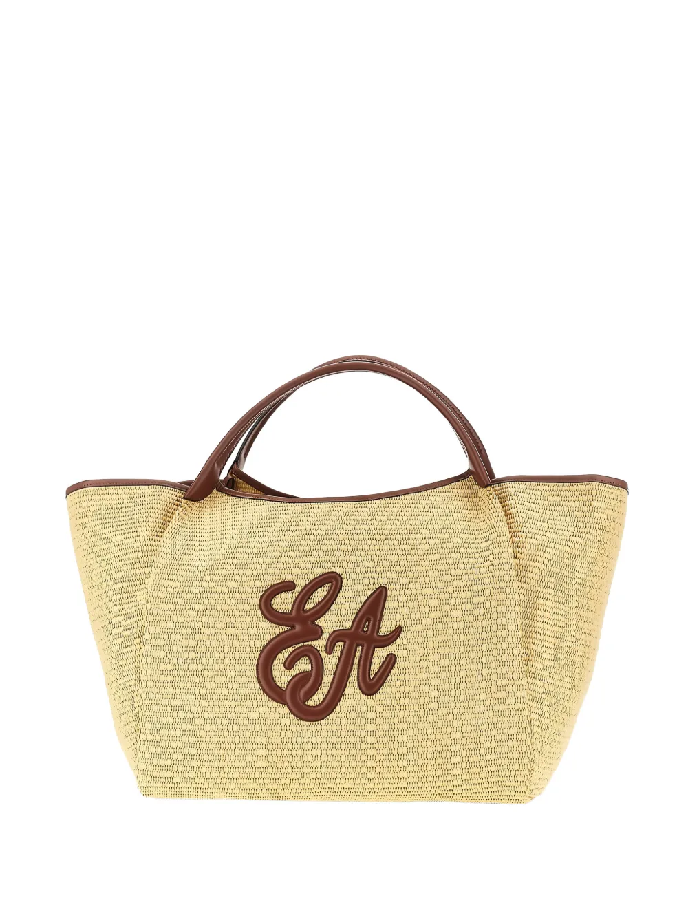 Emporio Armani embroidery shoulder bag - Toni neutri