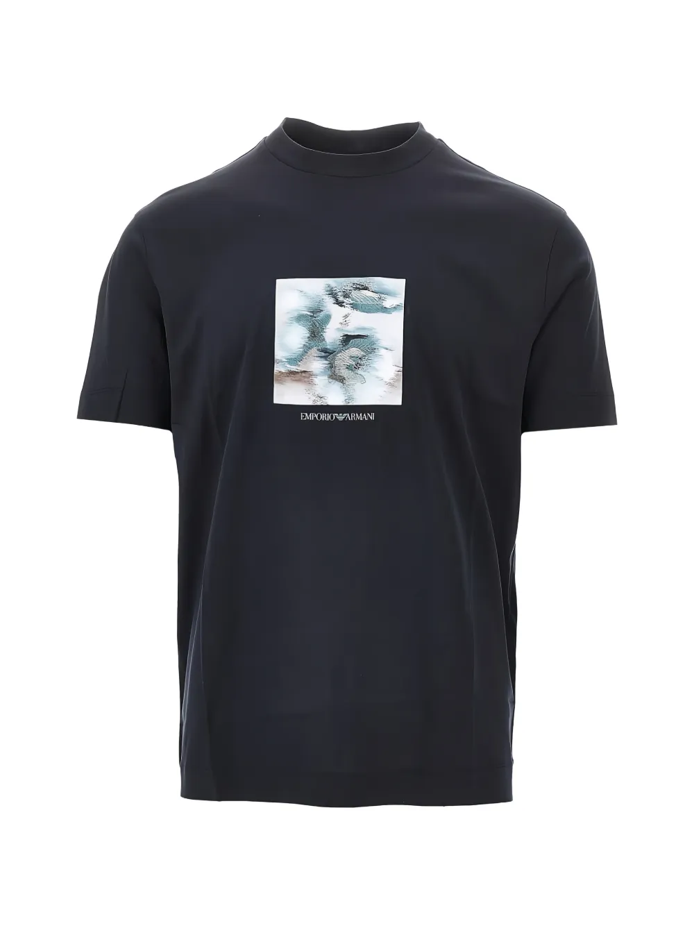 Emporio Armani graphic T-shirt - Blu