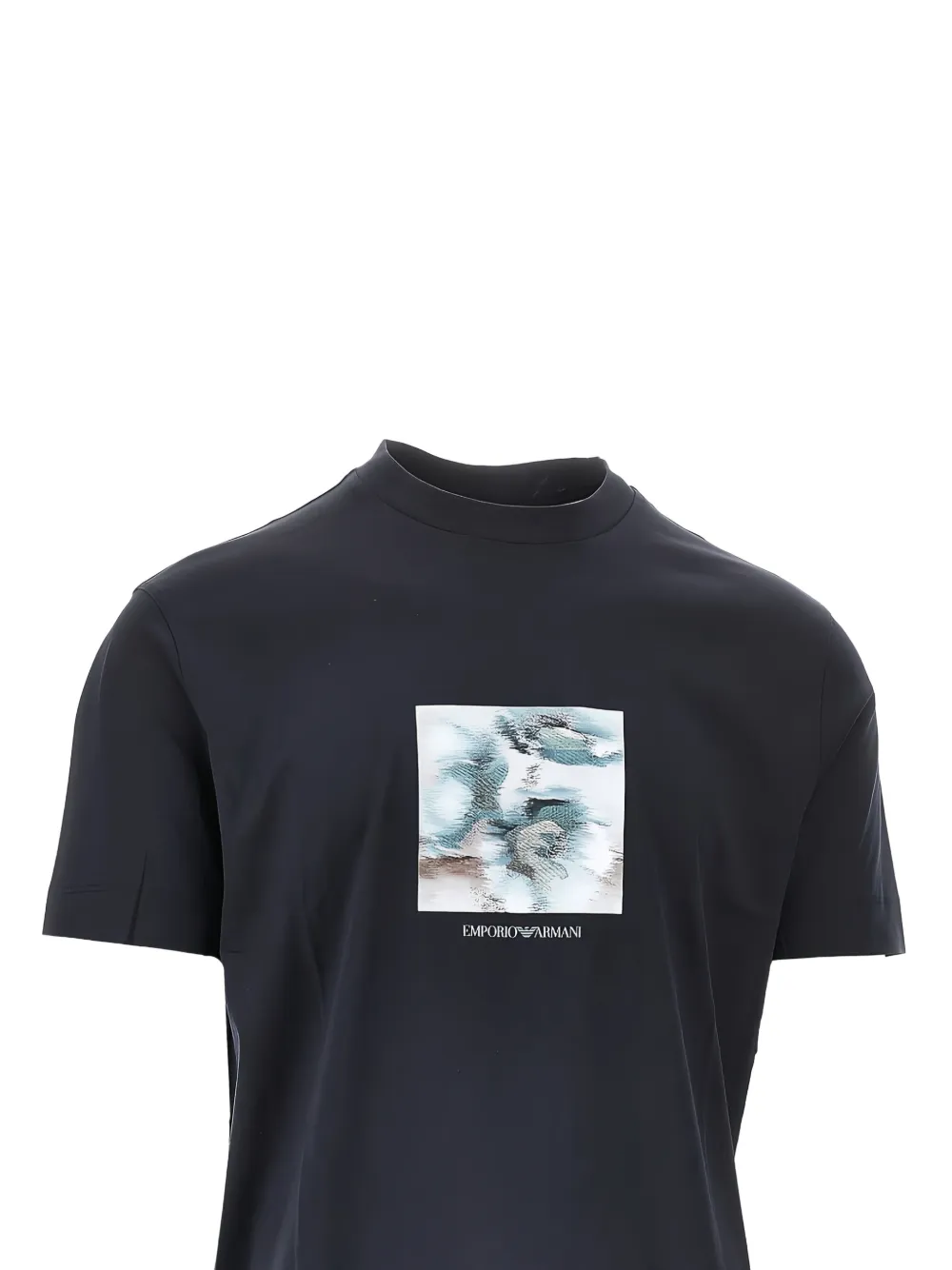 Emporio Armani T-shirt met grafische print Blauw