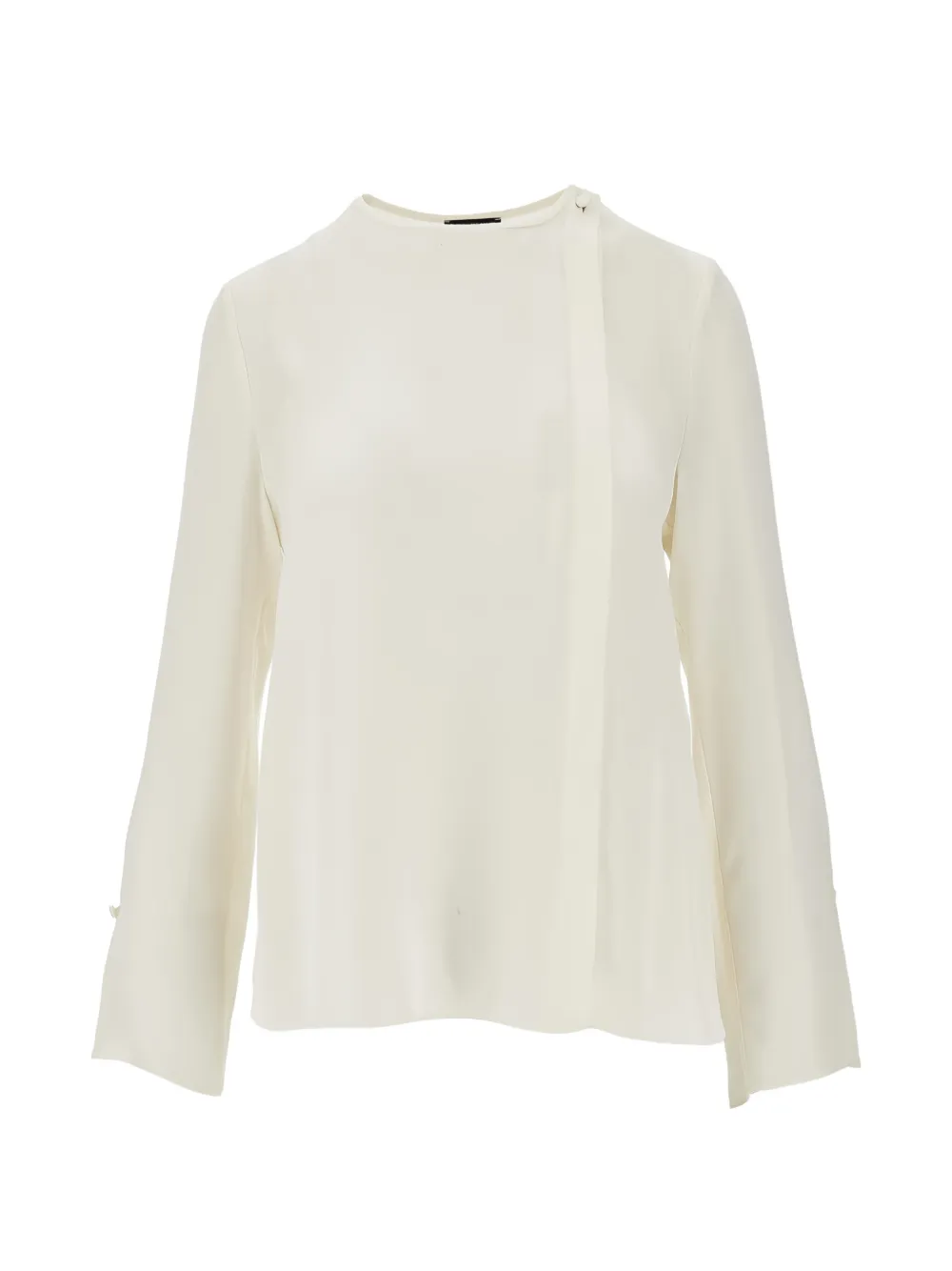 Emporio Armani Georgette button blouse - Bianco