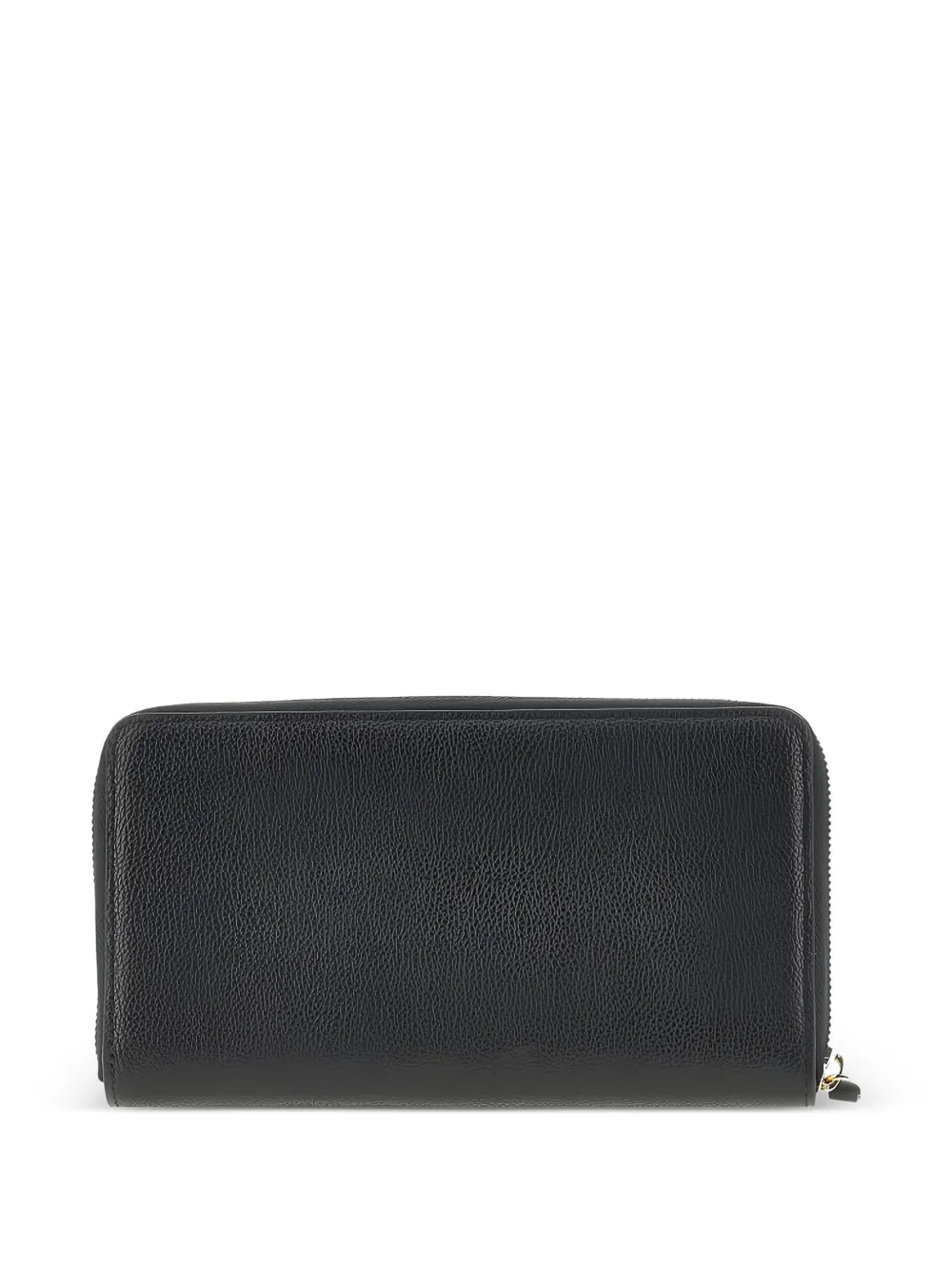 Emporio Armani Leren portemonnee Zwart