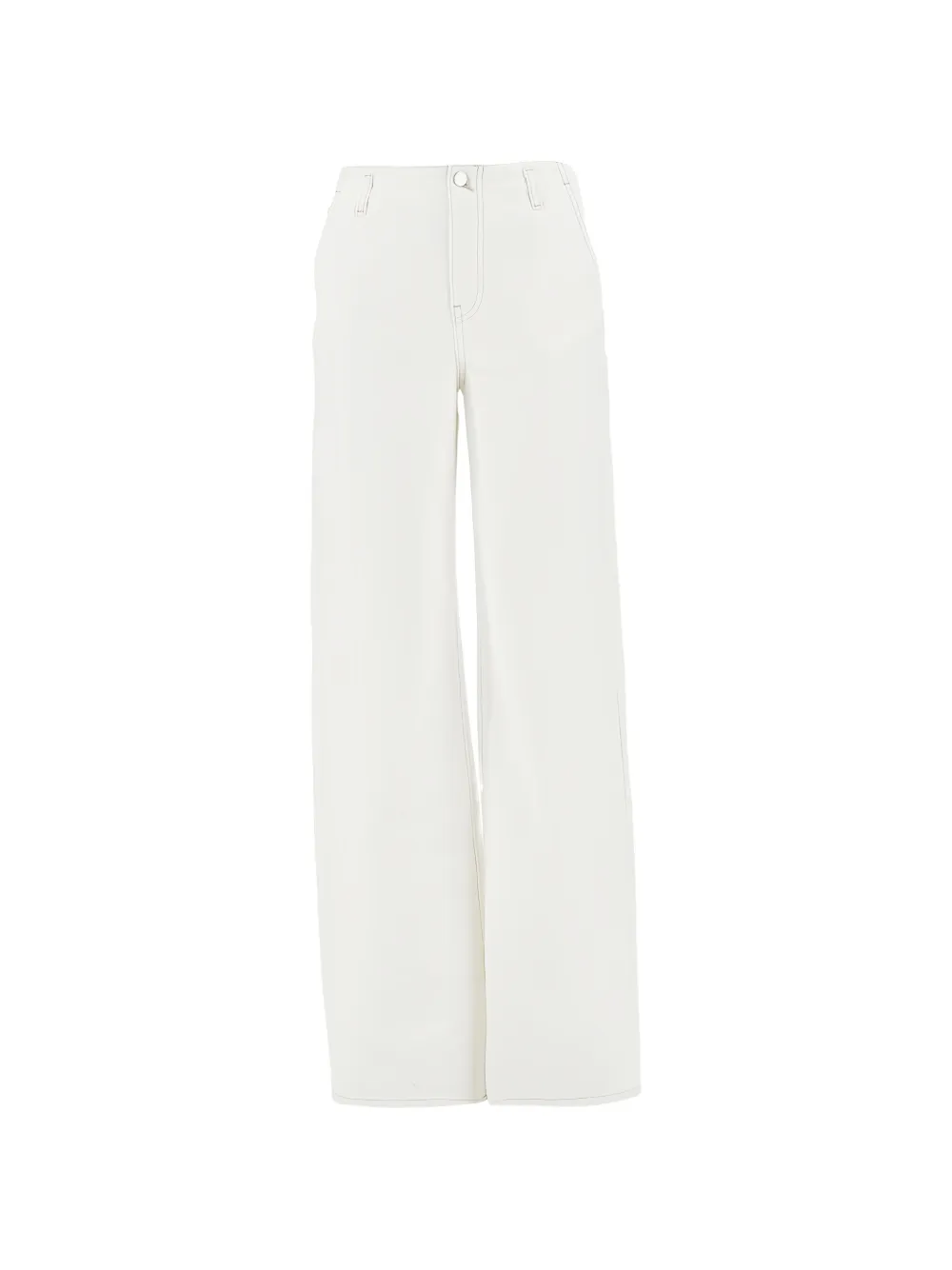 Emporio Armani cotton button trousers - Bianco