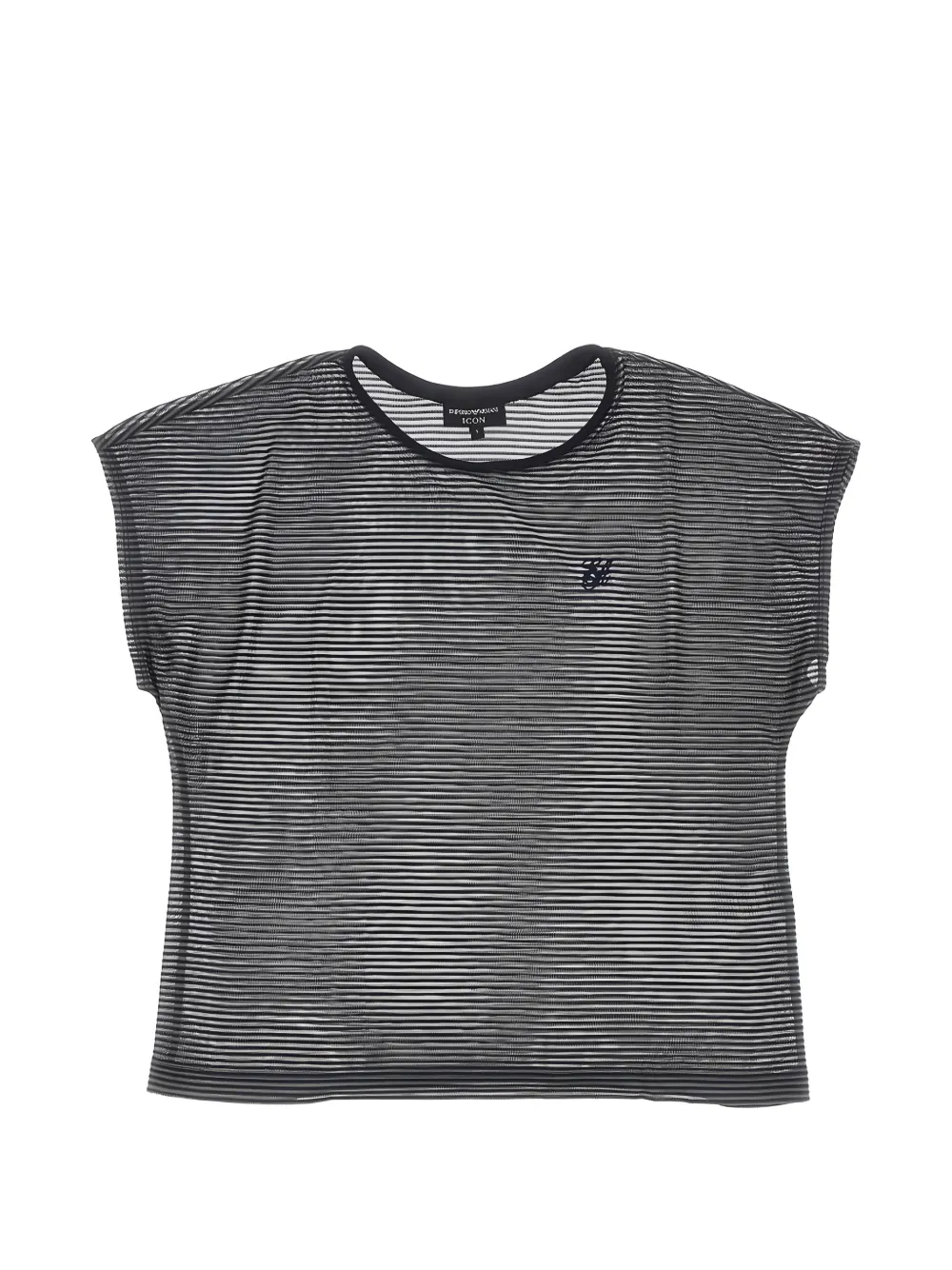 Emporio Armani striped T-shirt - Nero