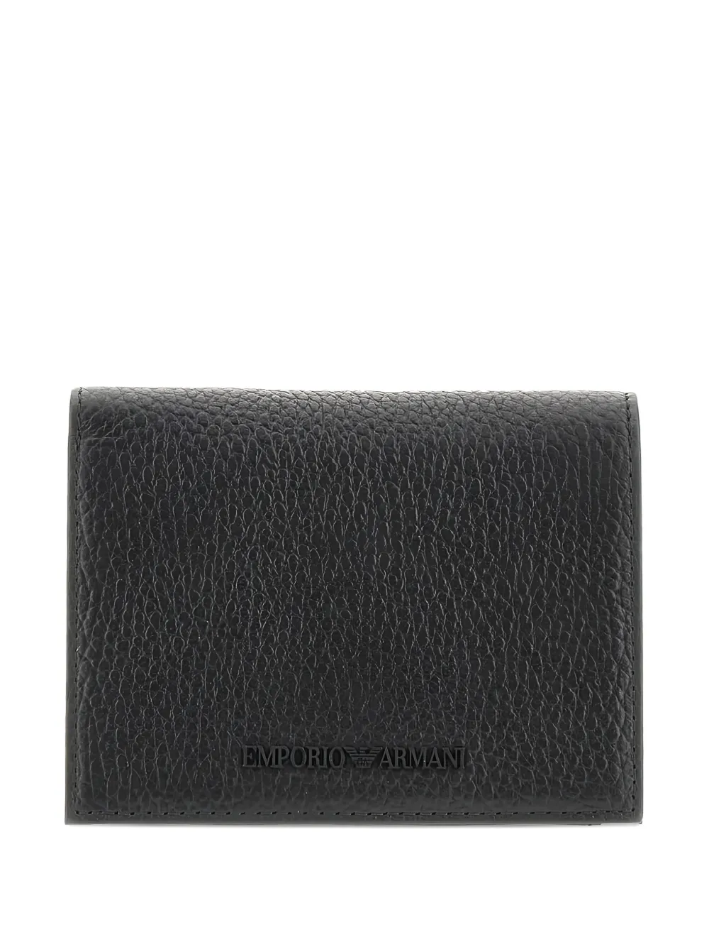 Emporio Armani textured wallet - Nero