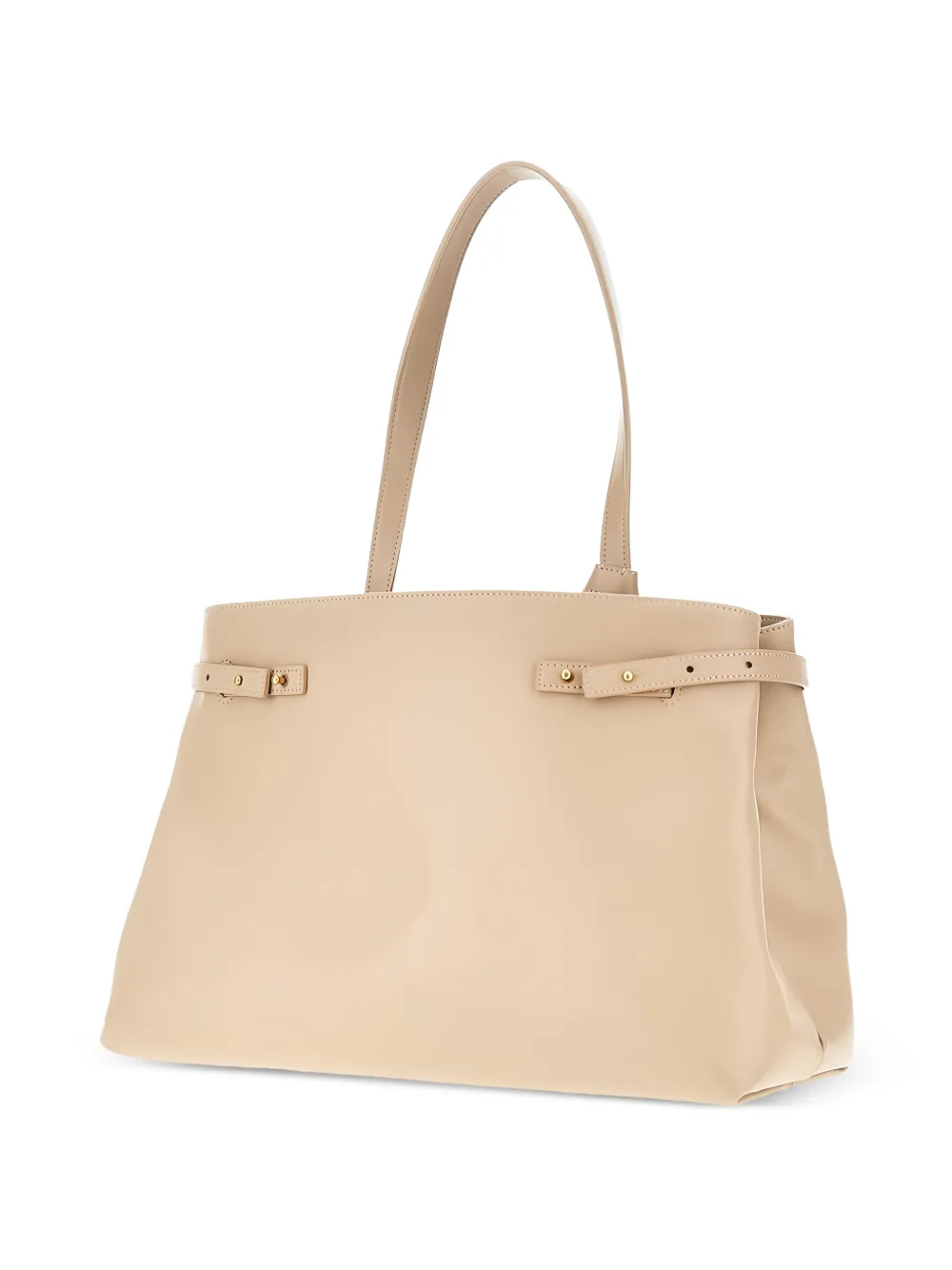 Emporio Armani Schoudertas met gesp Beige