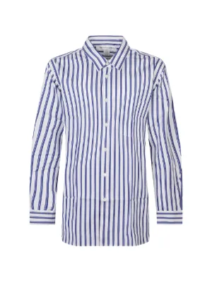 Junya Watanabe MAN ストライプ シャツ | ブルー | FARFETCH JP