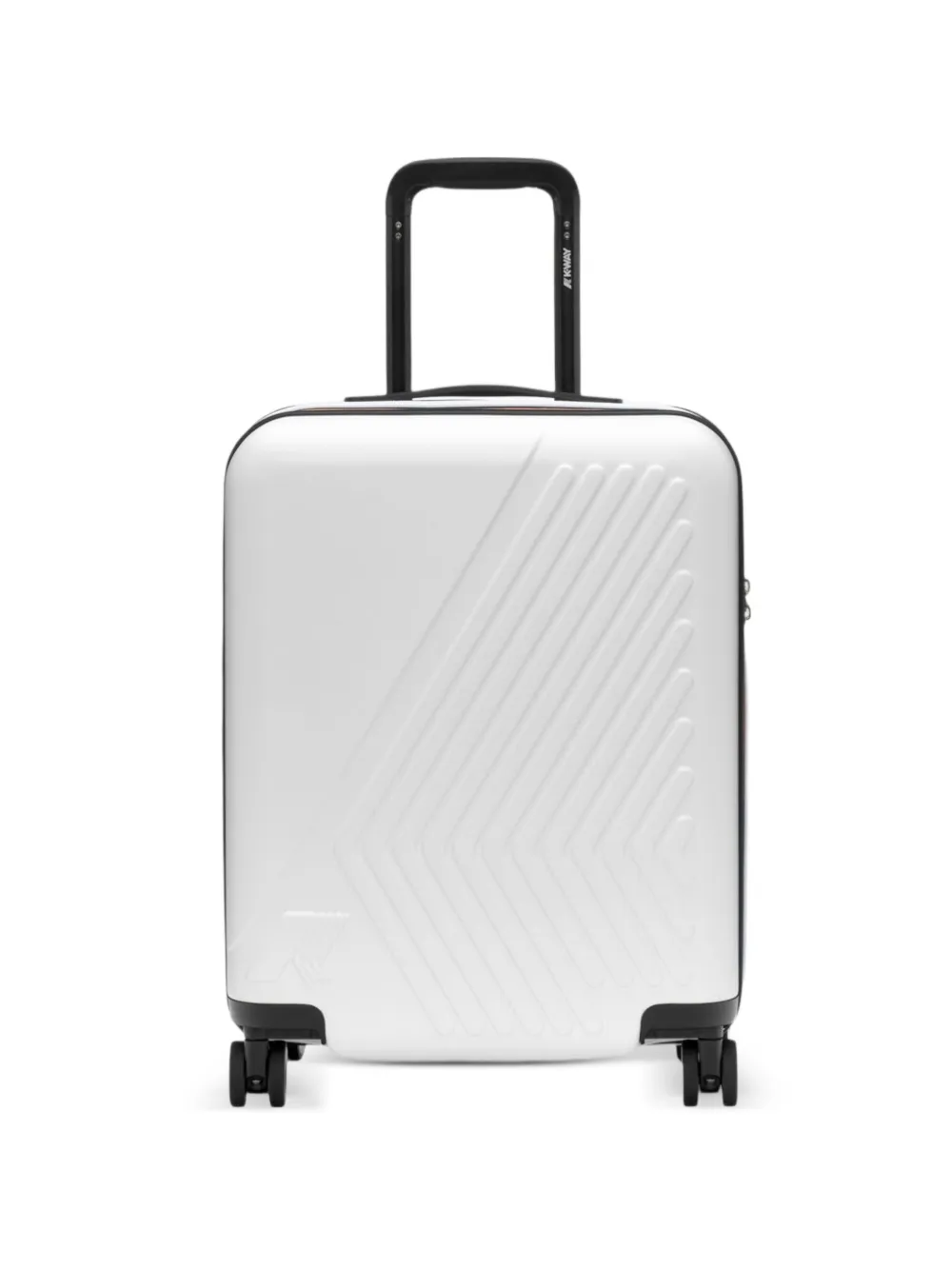 K-Way Eudoxie logo luggage - Bianco