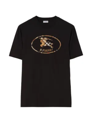 Burberry EKD-detail T-shirt | Black | FARFETCH