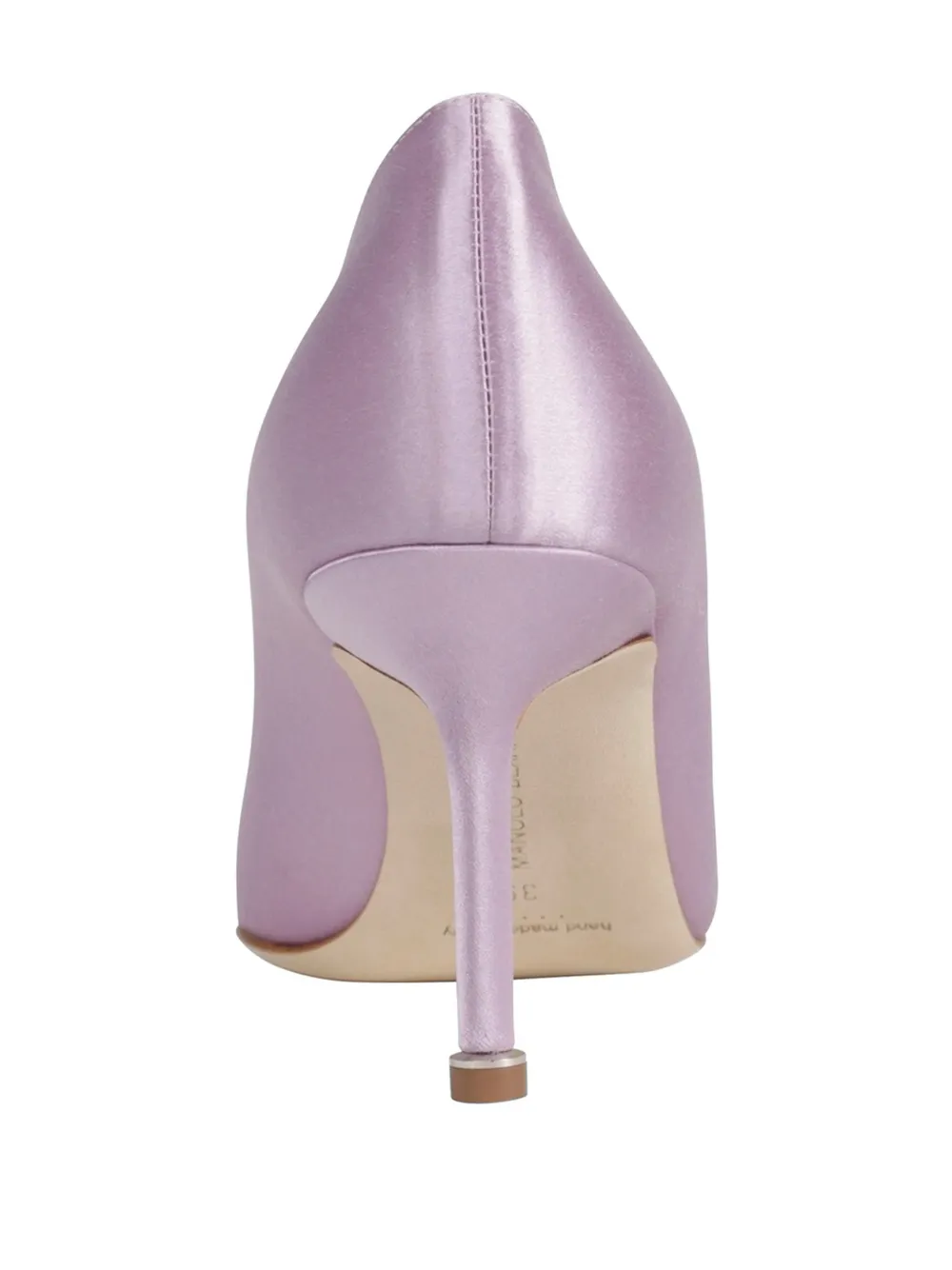 Manolo Blahnik 70 mm Hangisi pumps Roze