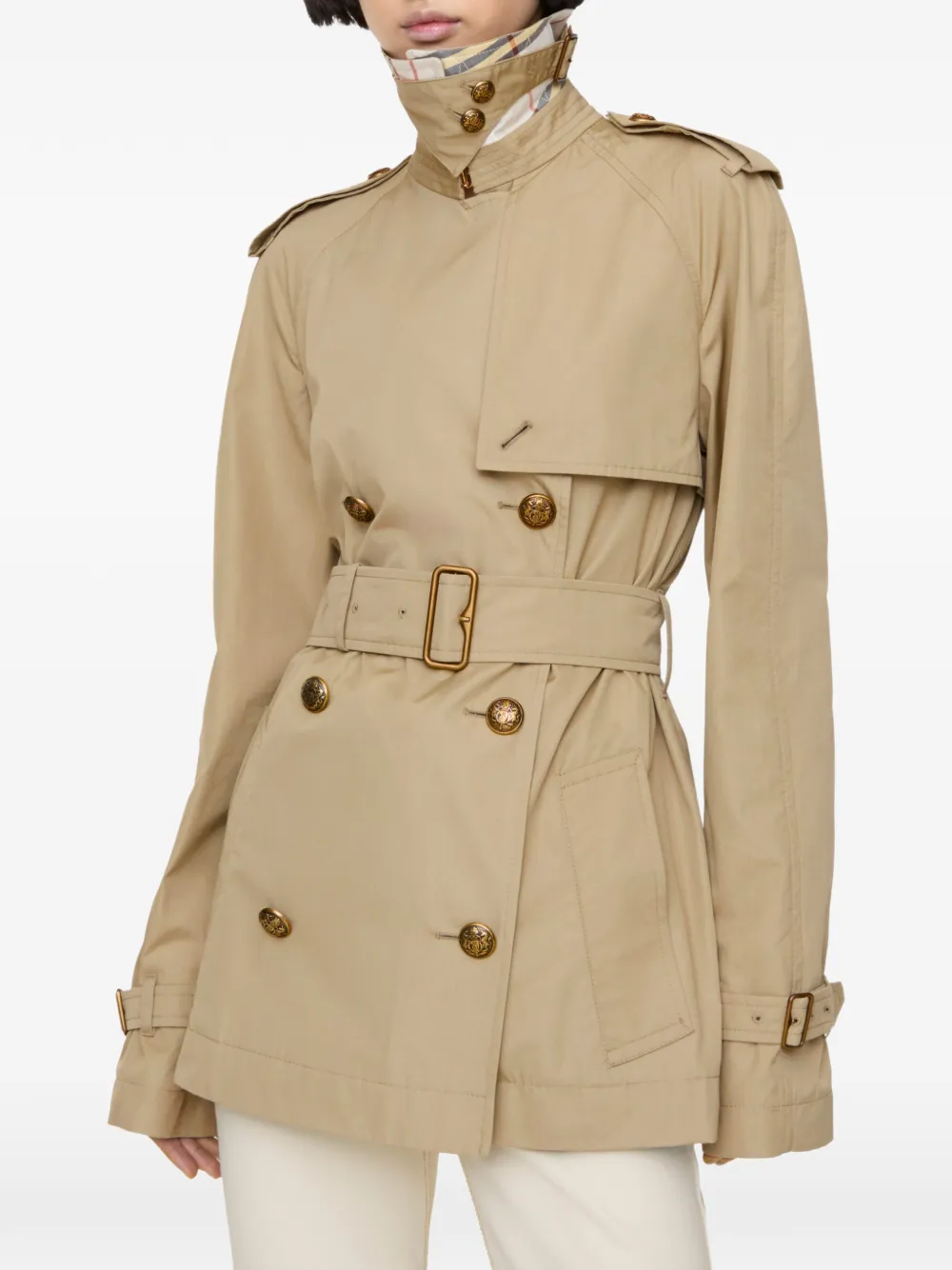 Burberry ベルグレイヴィア ライトウェイトコットン ショートトレンチ