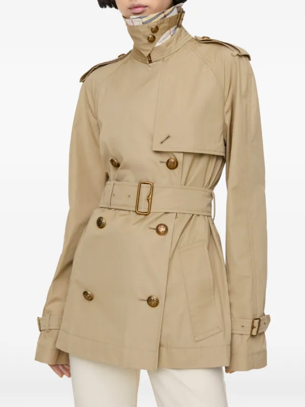 Burberry ベルグレイヴィア ライトウェイトコットン ショートトレンチ