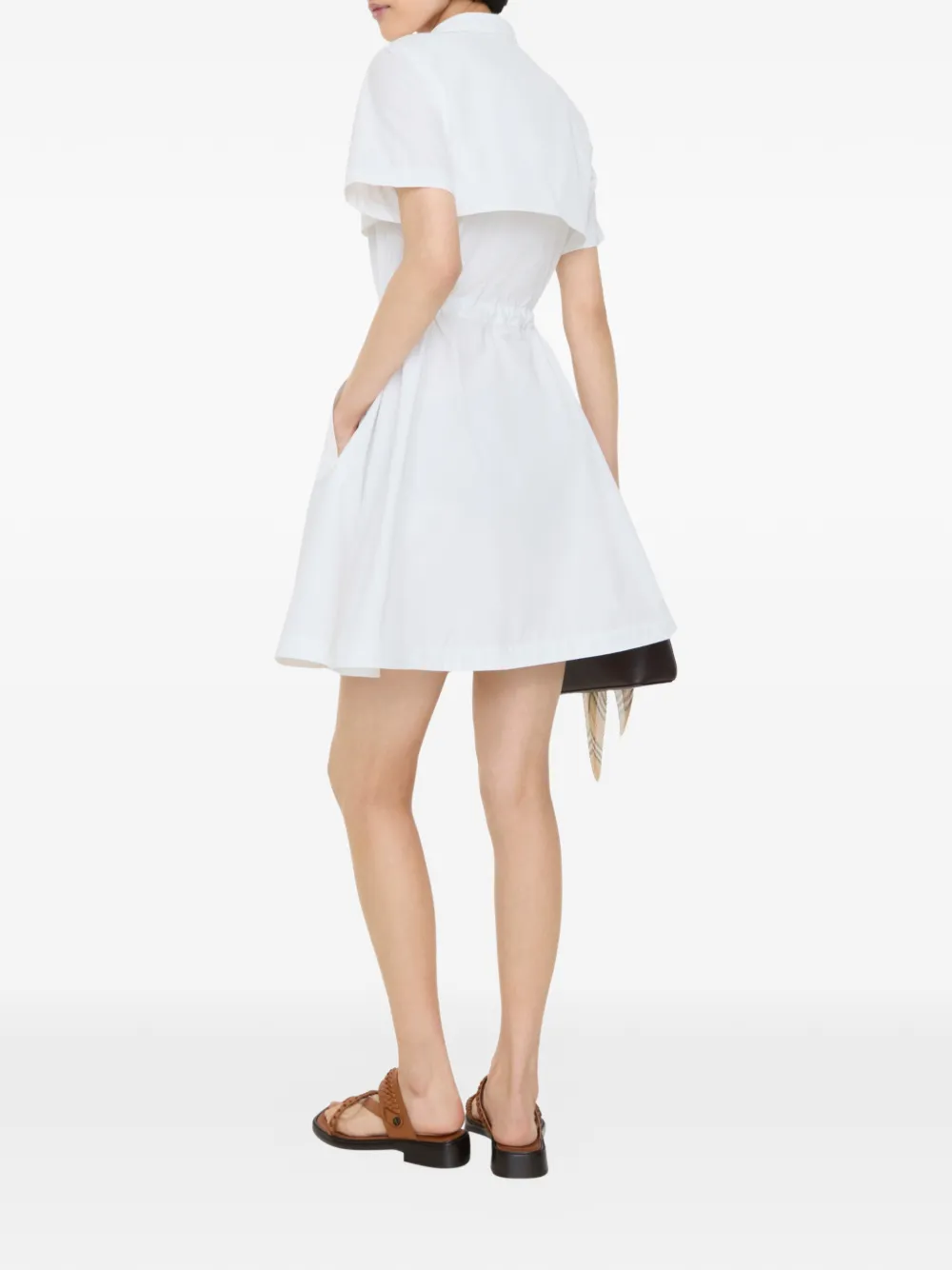 Burberry Popeline jurk Wit