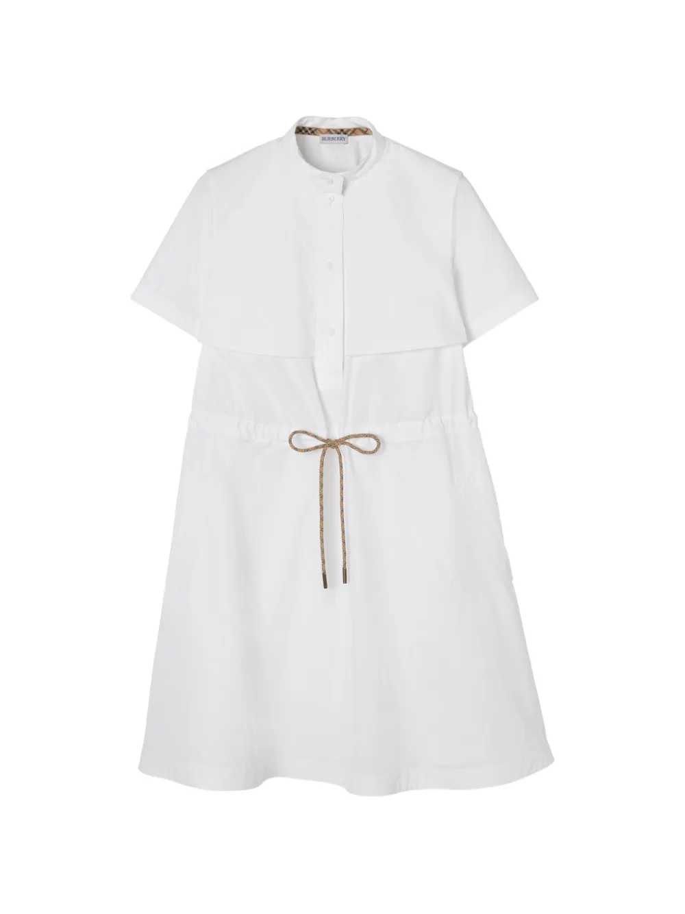 Burberry cotton poplin dress - Bianco