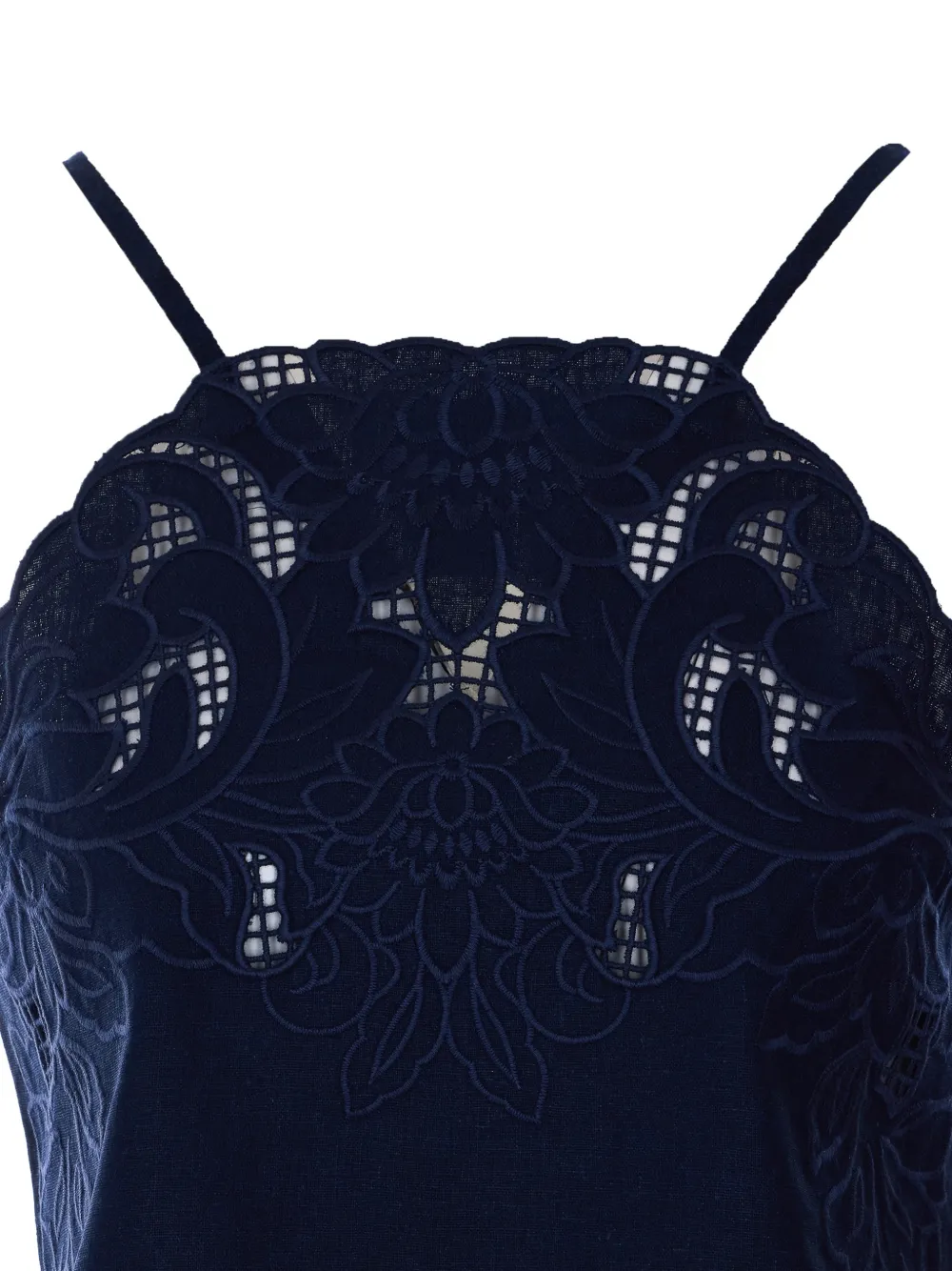 TWINSET Tanktop met bloemenprint Blauw