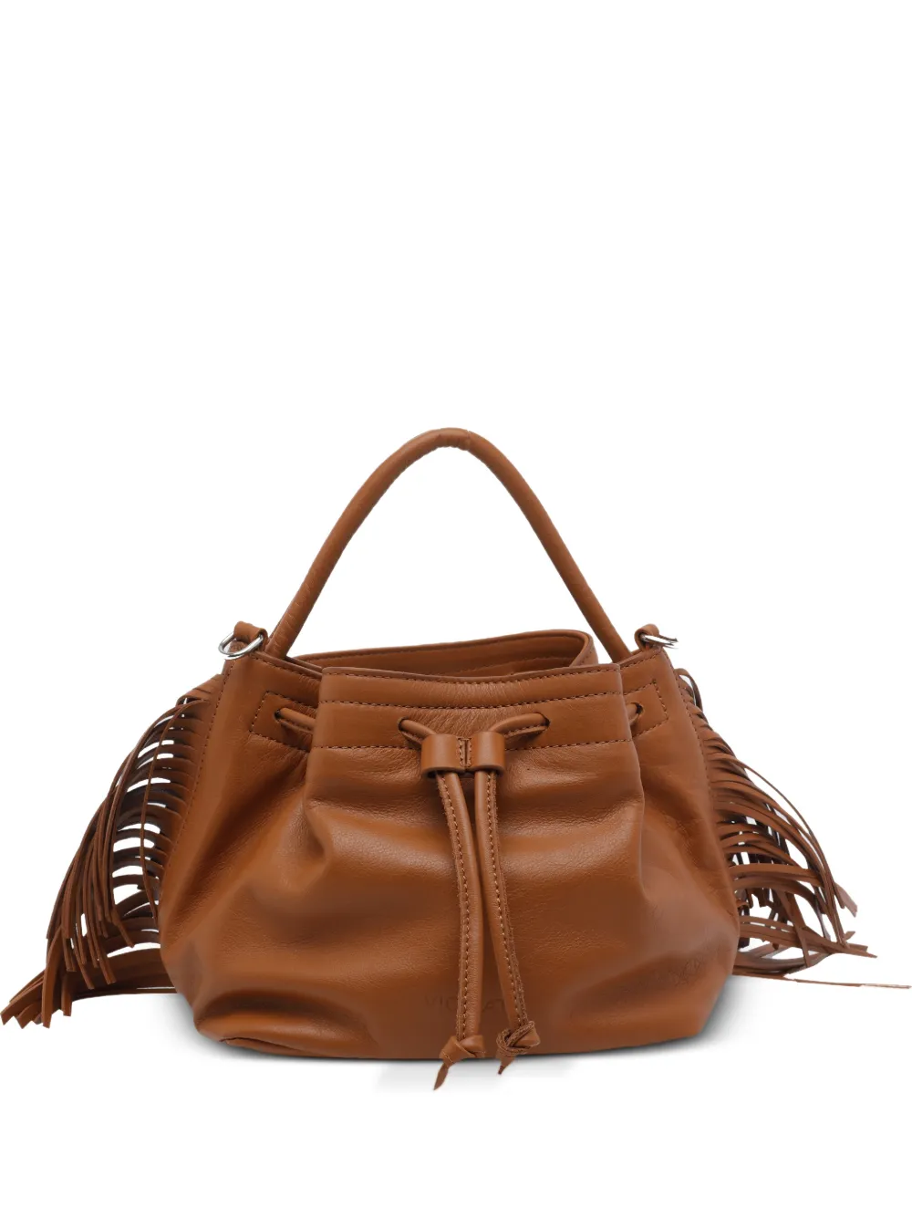 Vic Matie Travel fringed bucket bag - Braun